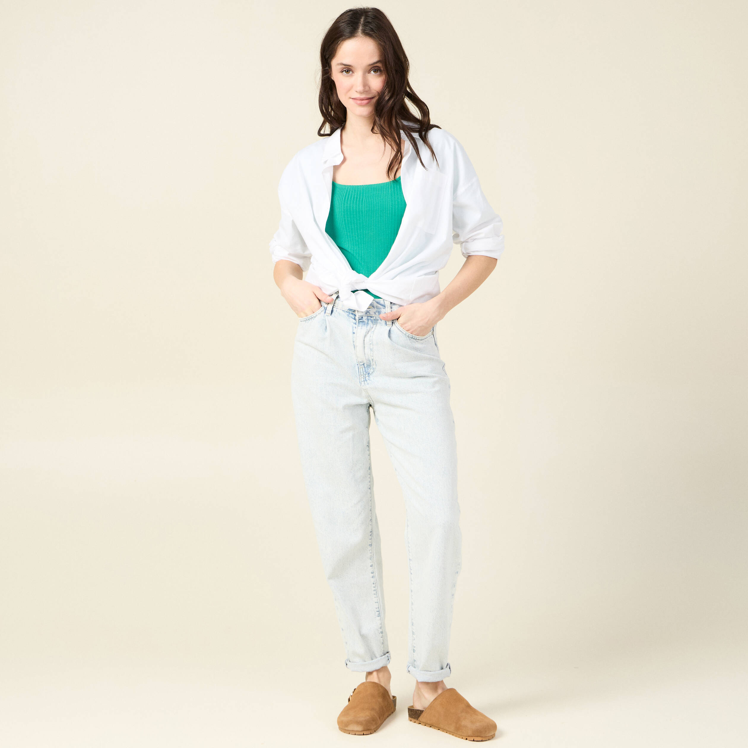 t shirt eco responsable vert turquoise femme T-shirt éco-responsable vert turquoise femme