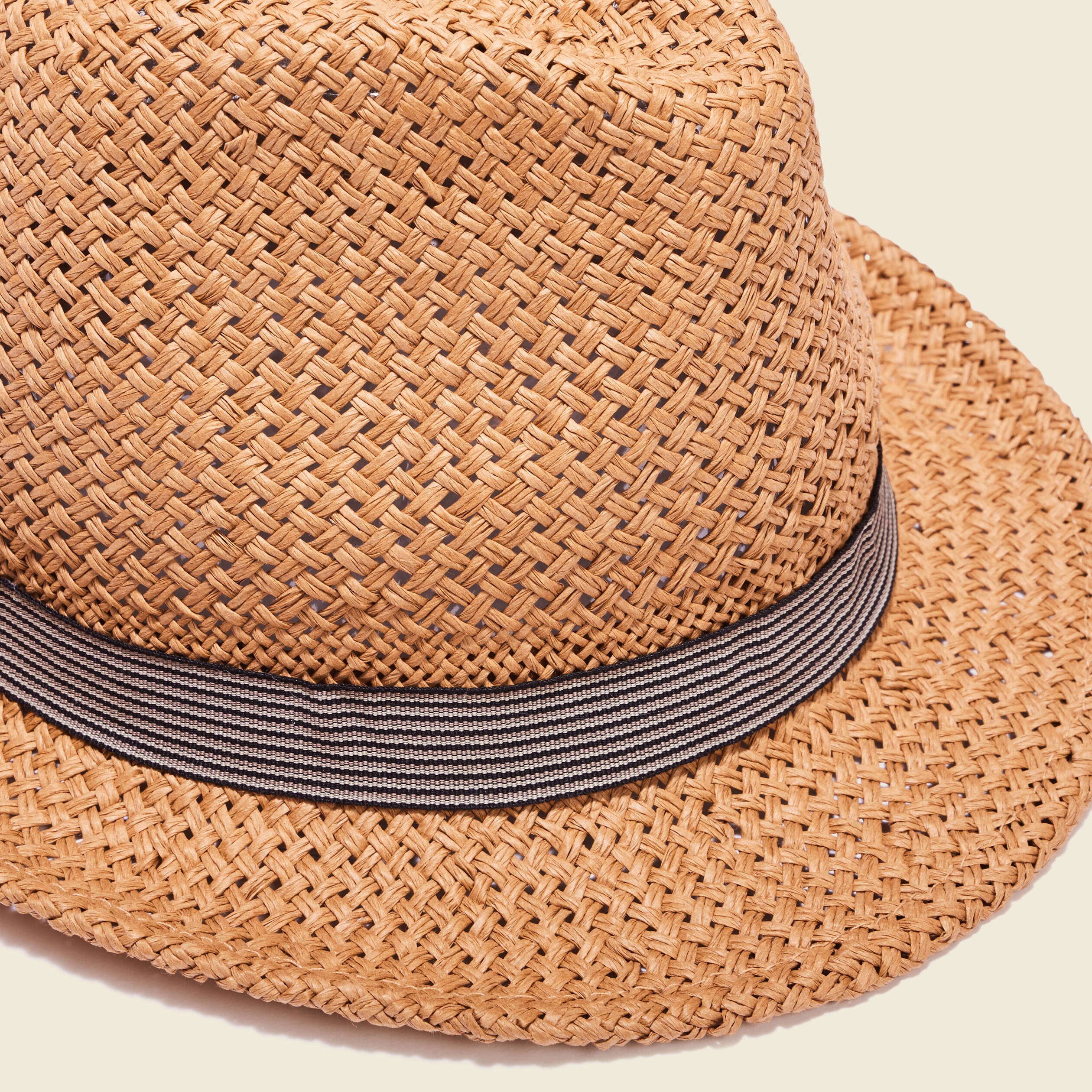 Chapeau d'été tressé sable homme