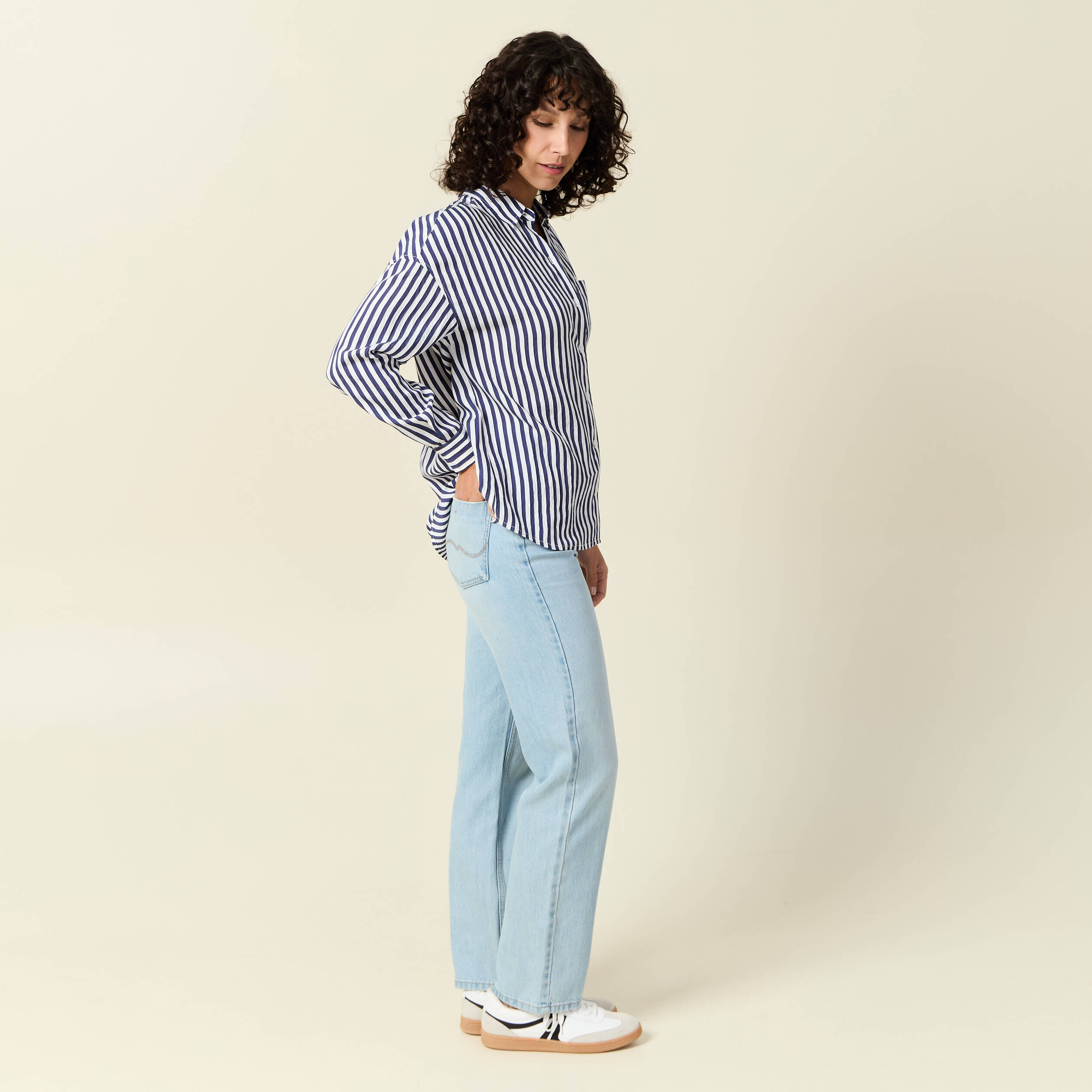 chemise manches longues bleu ciel femme Chemise manches longues bleu ciel femme