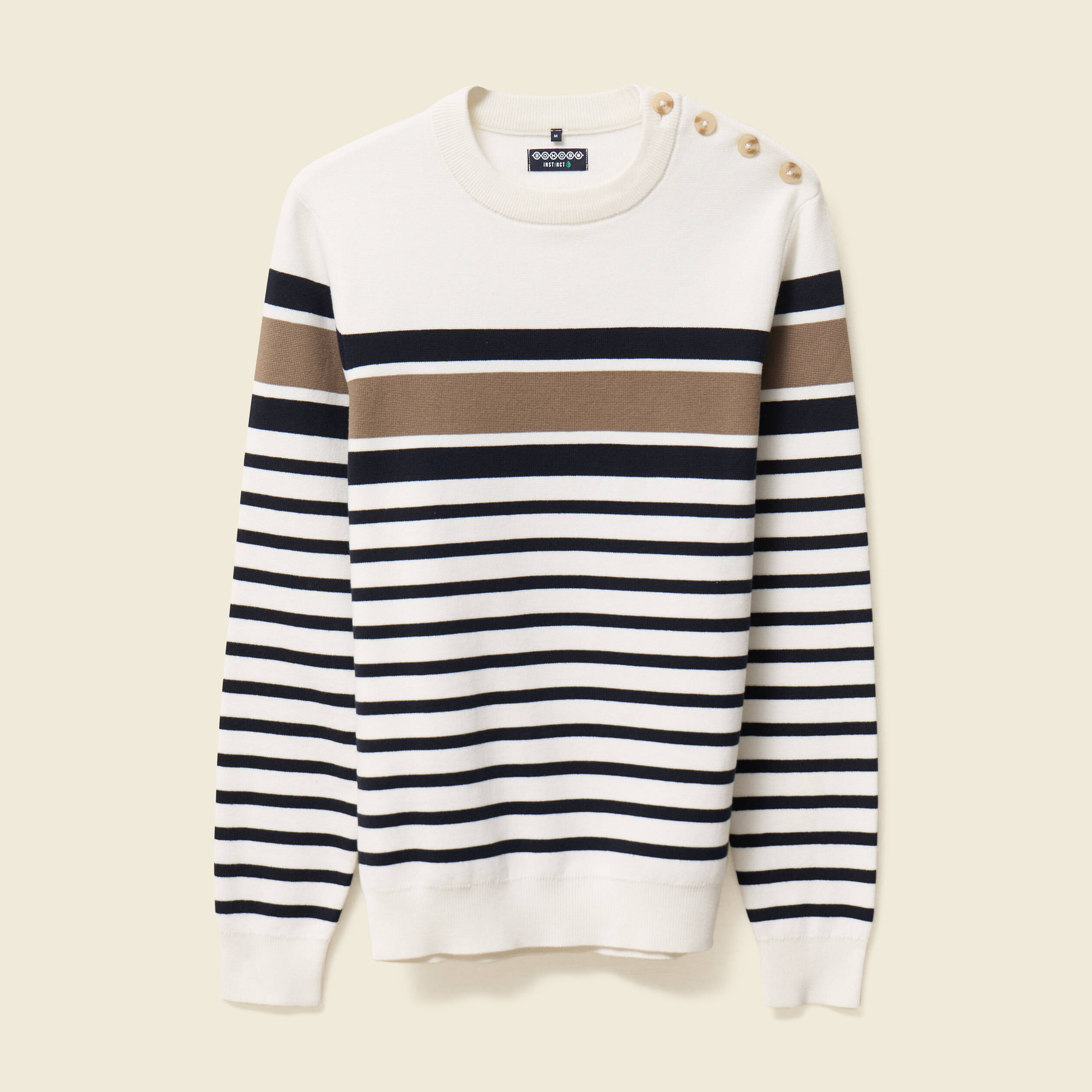 pull manches longues ecru homme Pull manches longues ecru homme