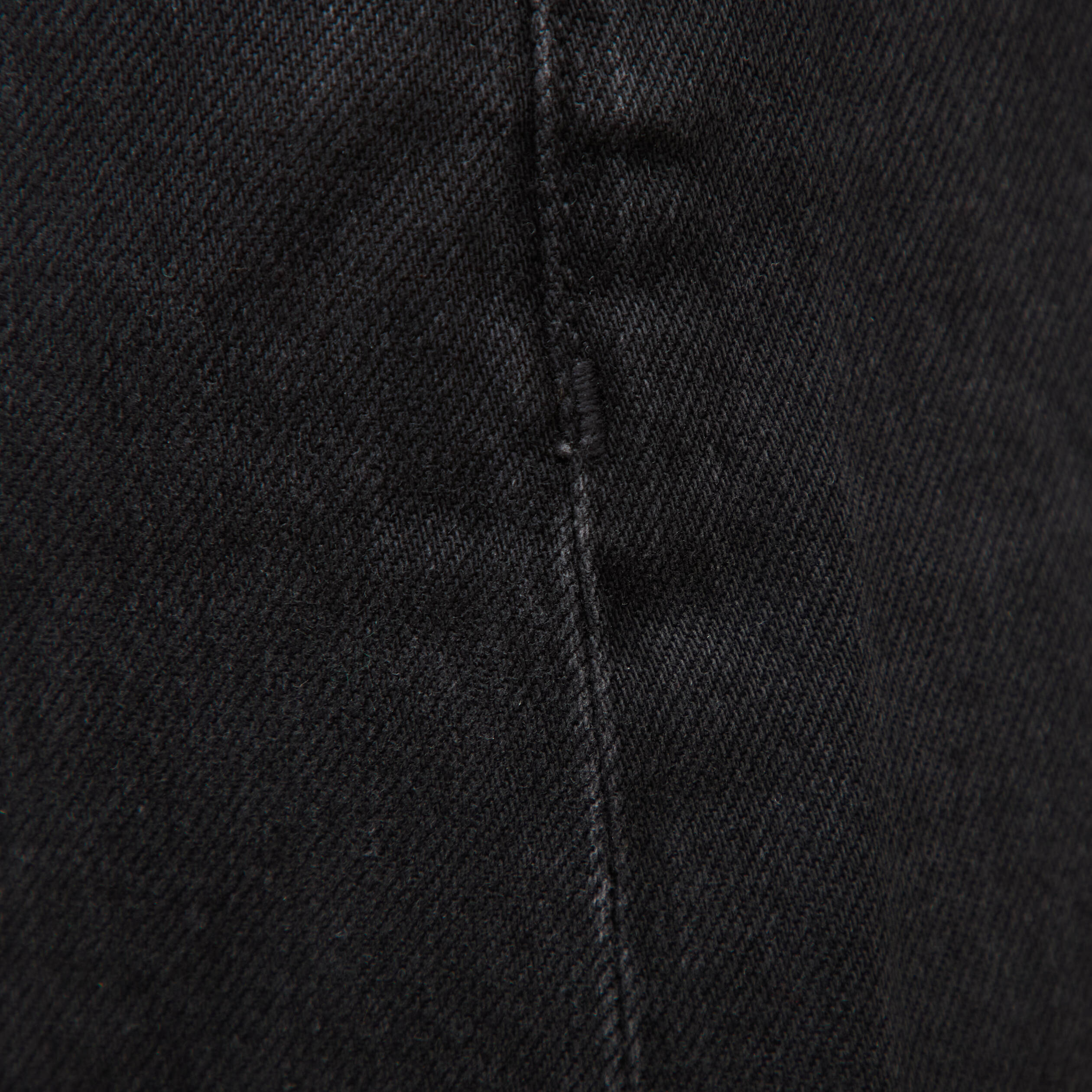 Jeans loose en coton denim gris femme
