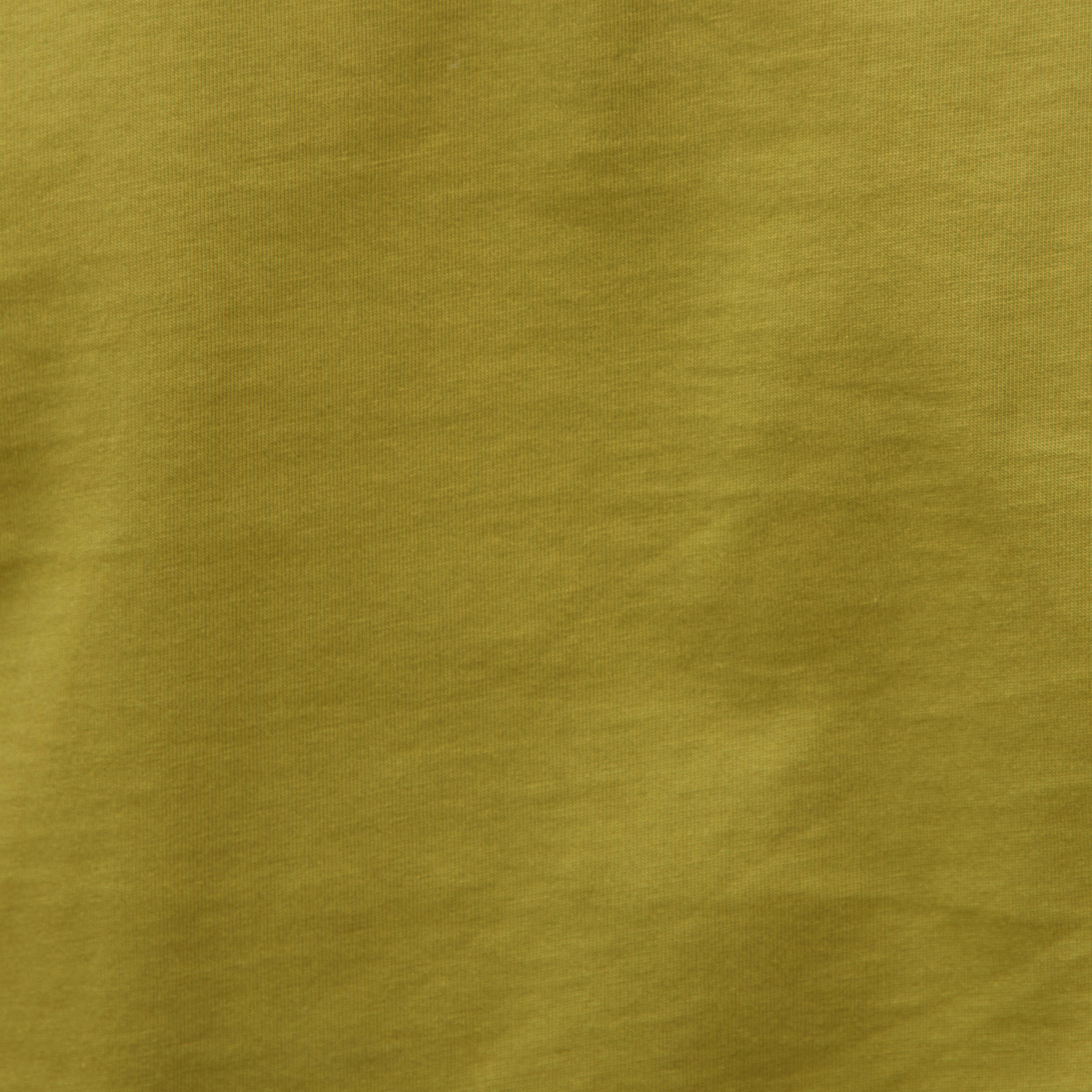 T-shirt droit col rond manches courtes vert kaki femme