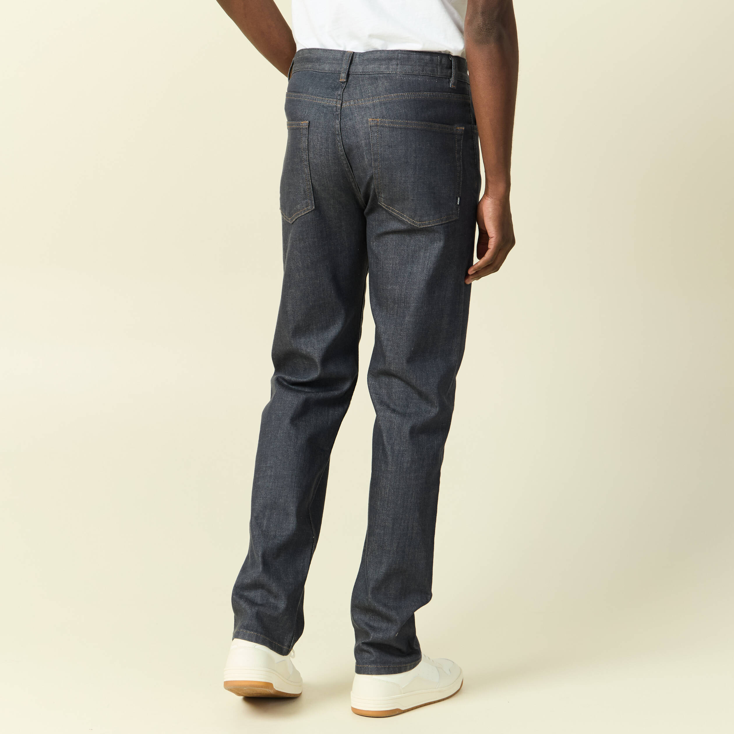 Jeans regular longueur 32 denim brut rinse homme