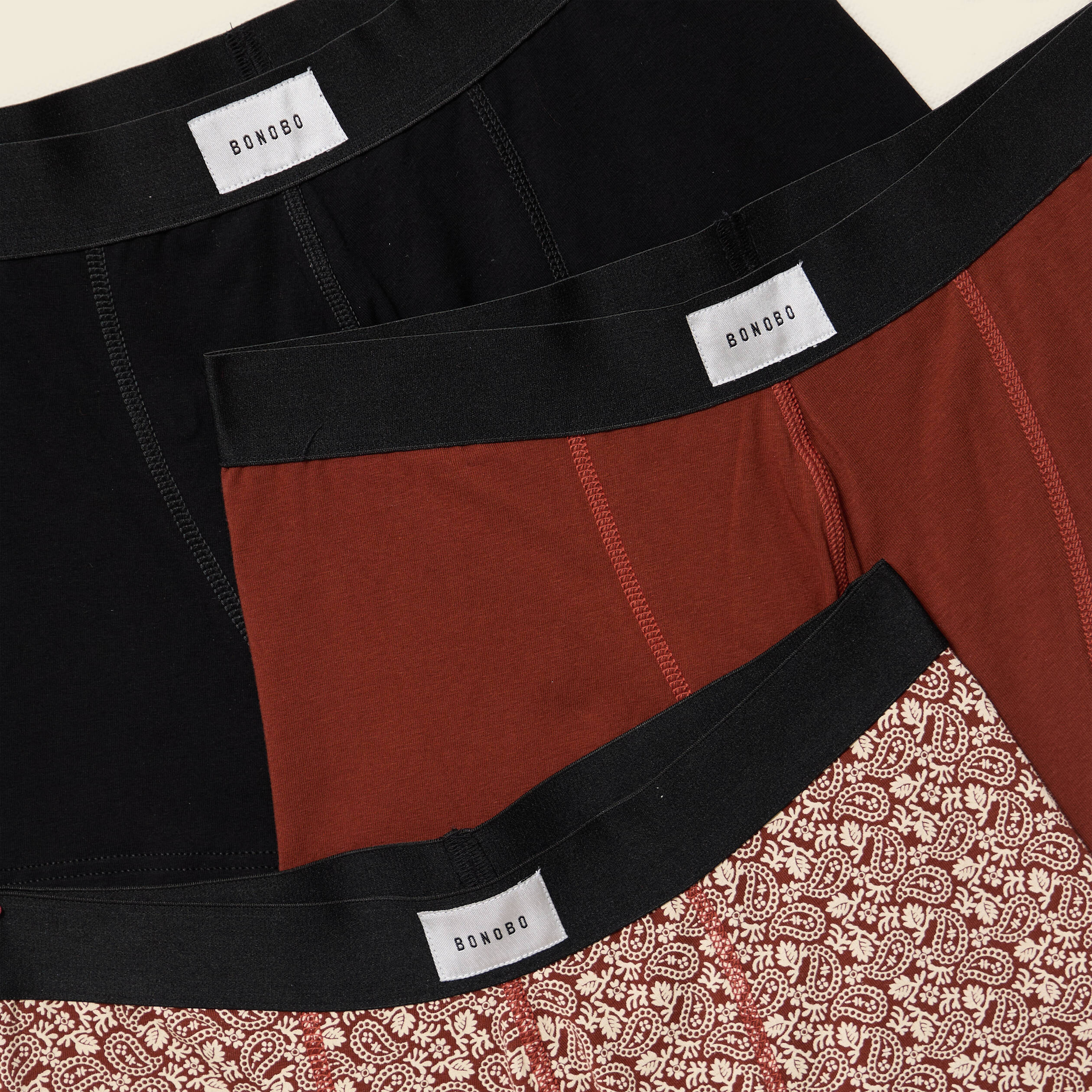 Pack de 3 boxers noir homme