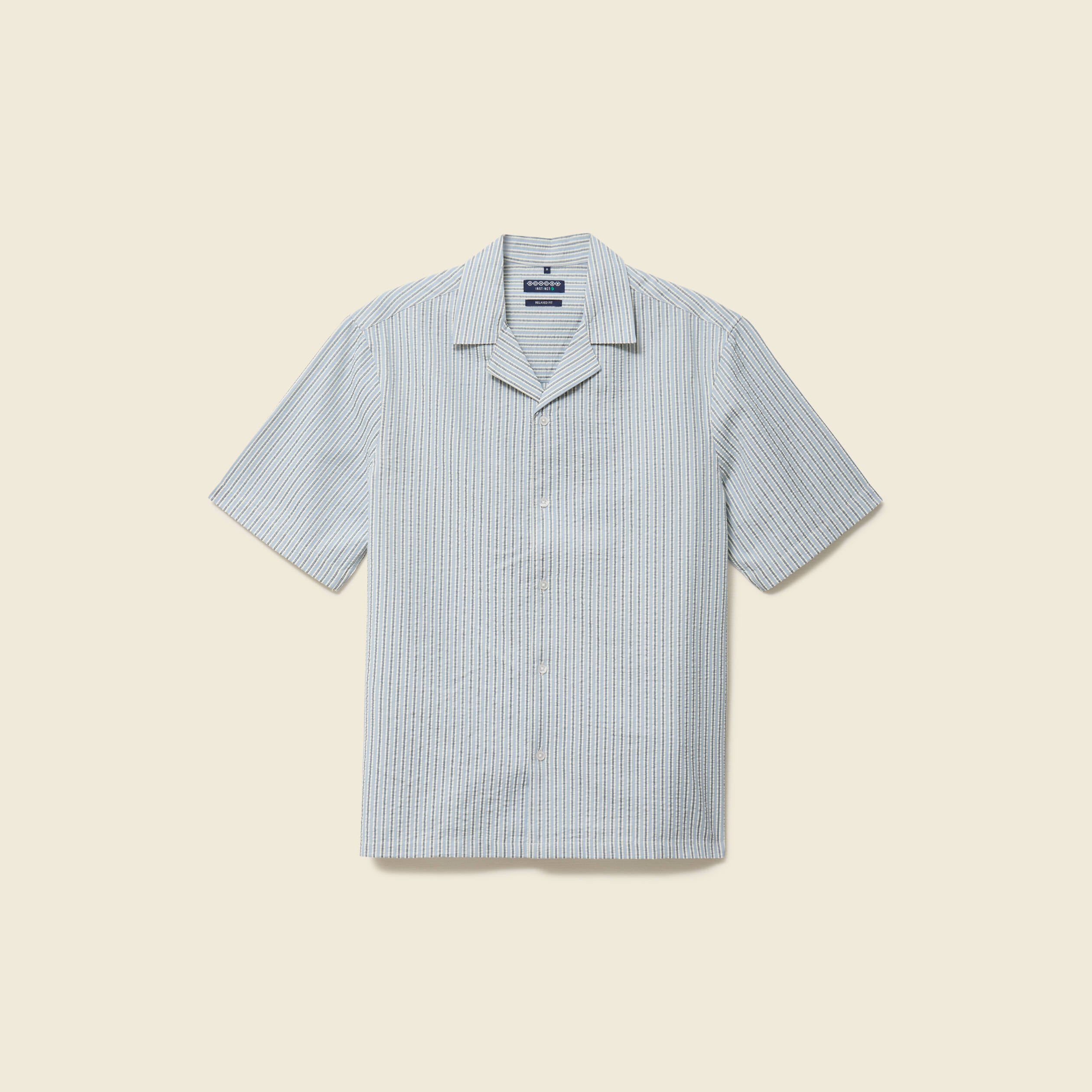 Chemise boyfriend manches courtes vert clair homme