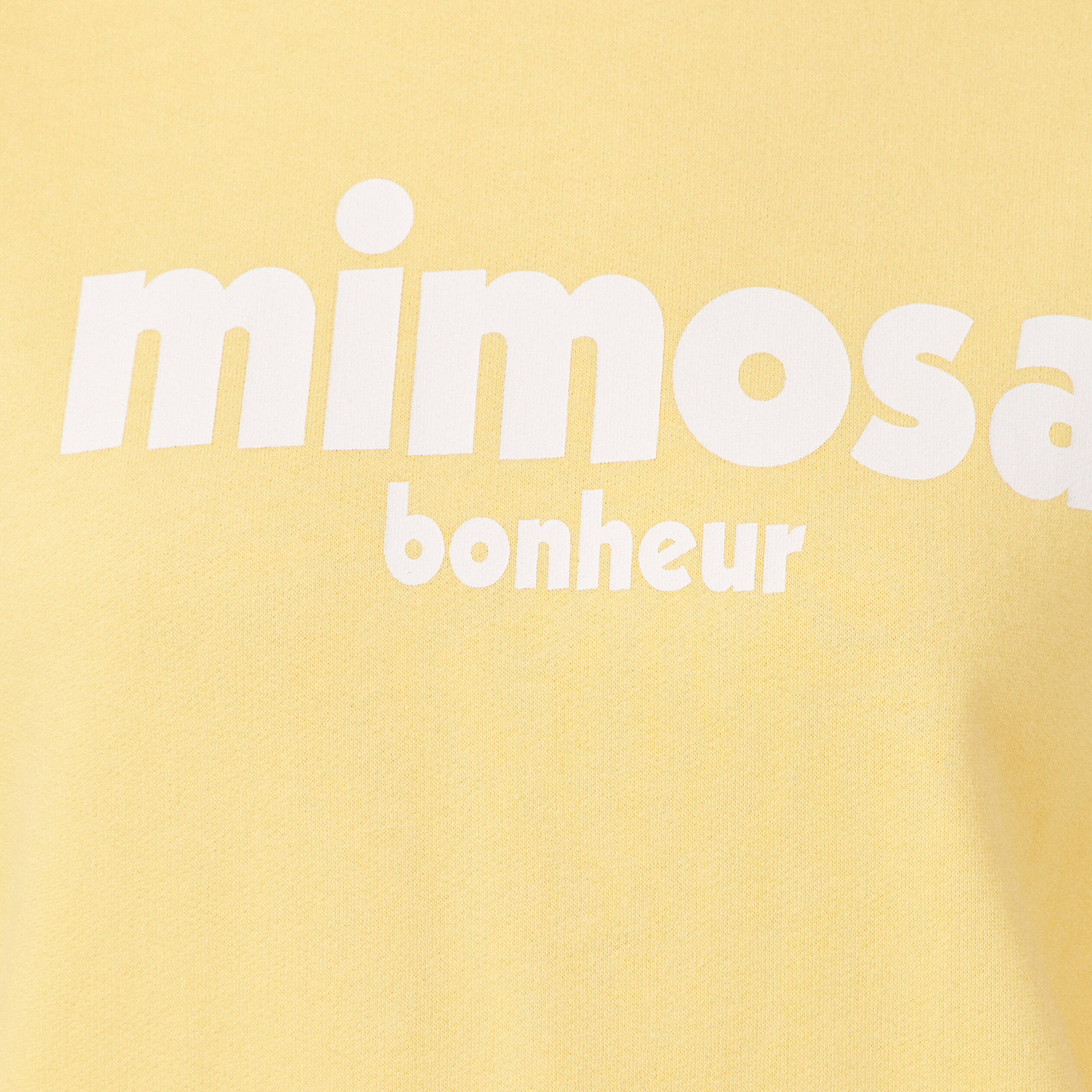sweat eco responsable jaune fluo femme Sweat éco-responsable jaune fluo femme