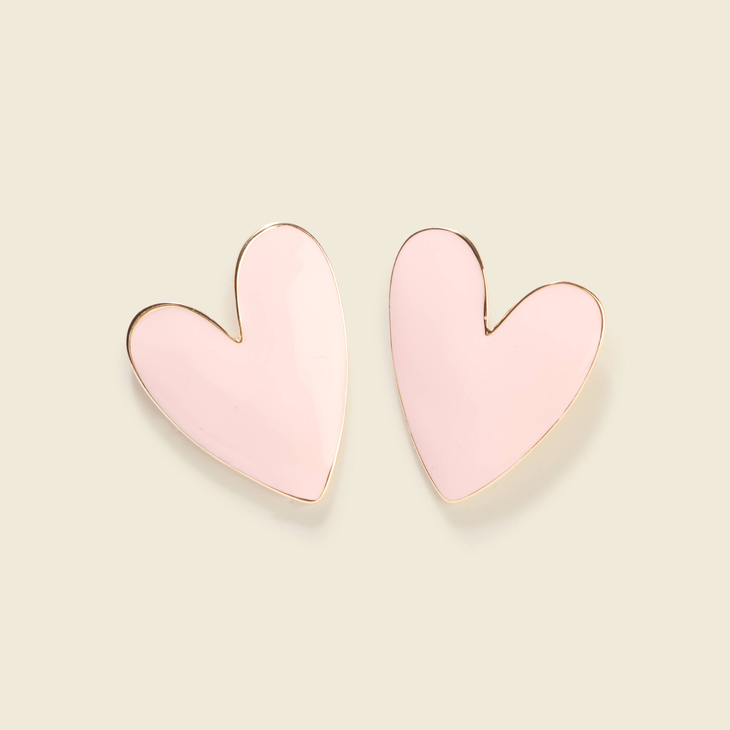 Boucles d'oreilles clous rose clair femme