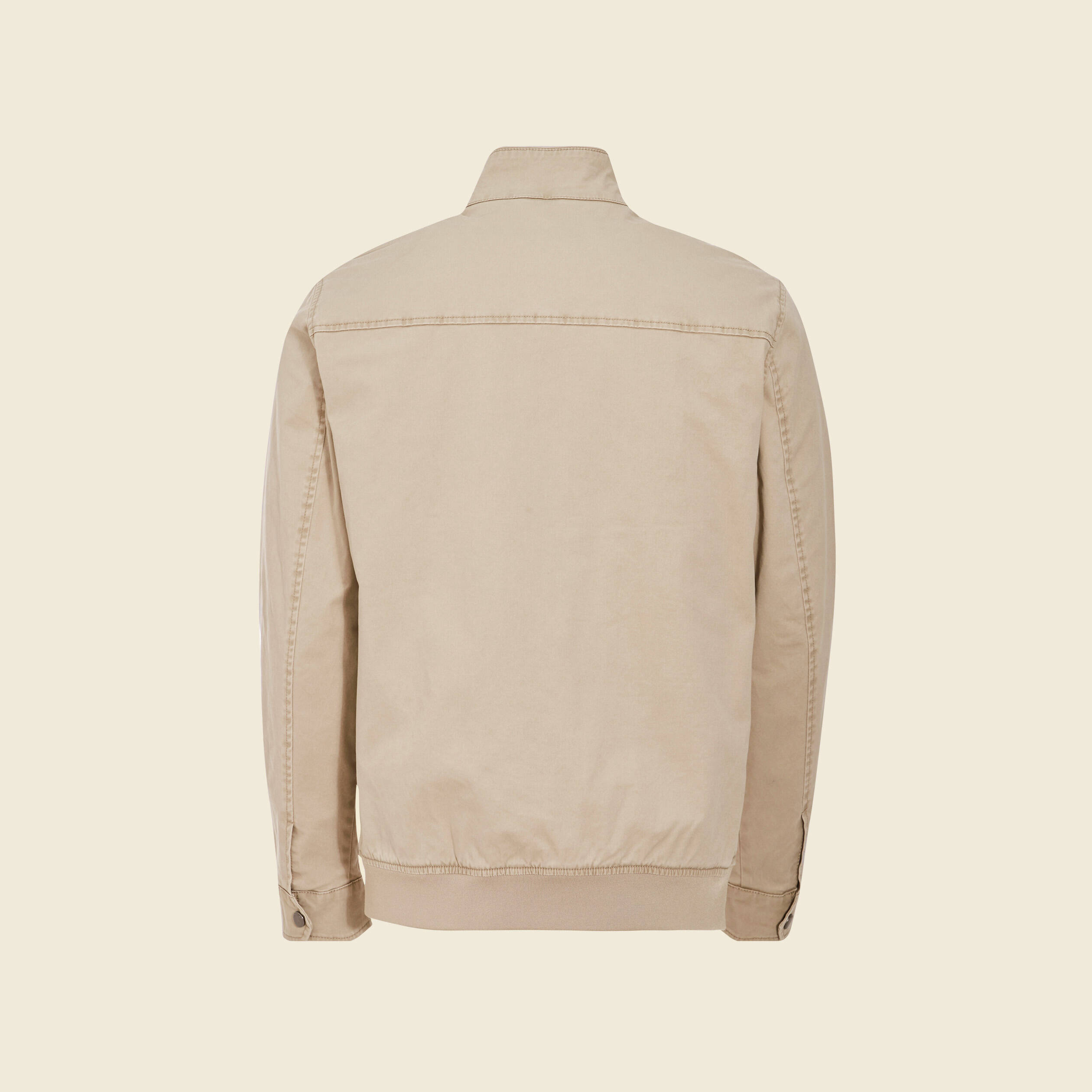 blouson droit zippe sable homme Blouson droit zippé sable homme