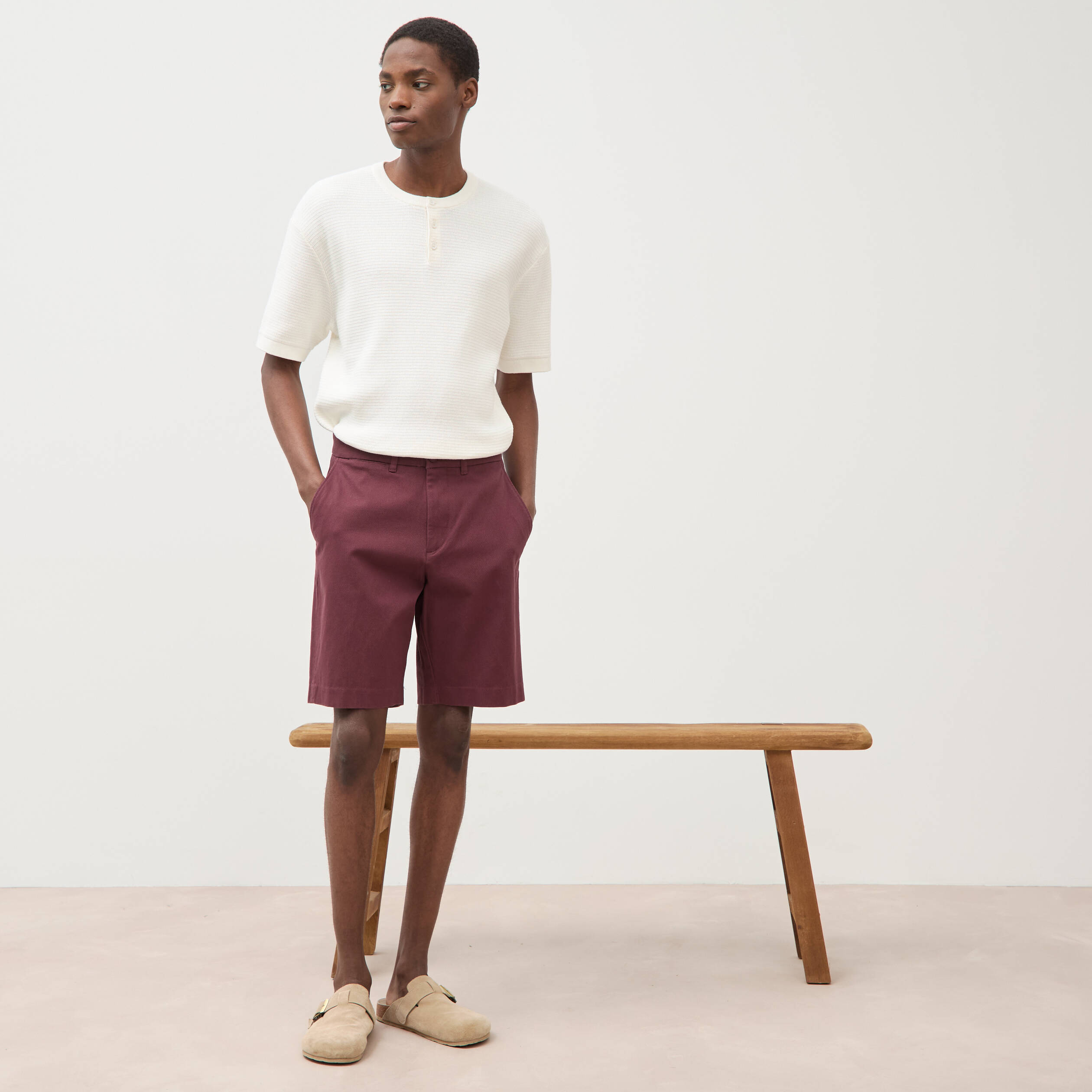 Bermuda prune homme