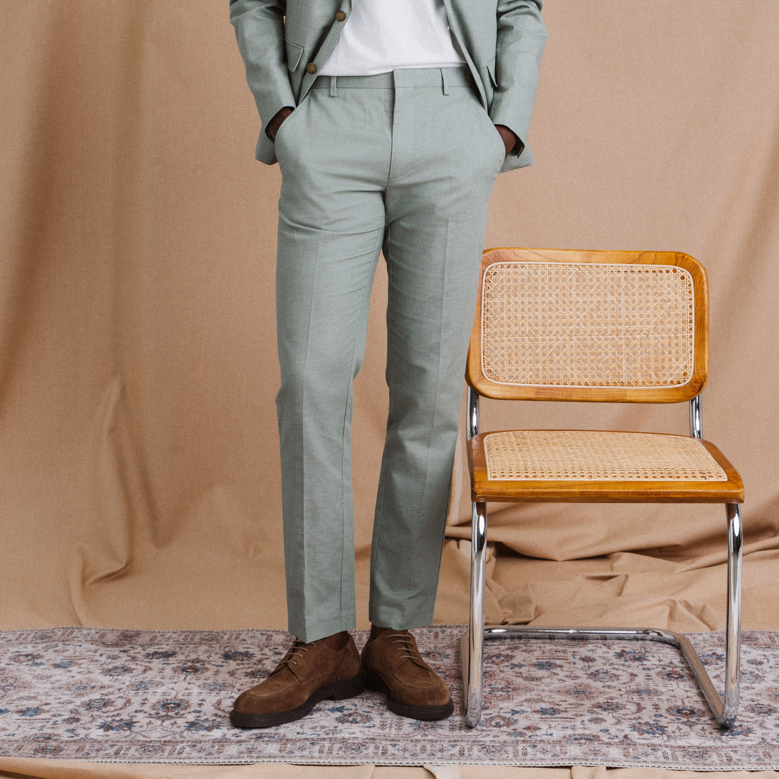 pantalon chino vert olive homme Pantalon chino vert olive homme