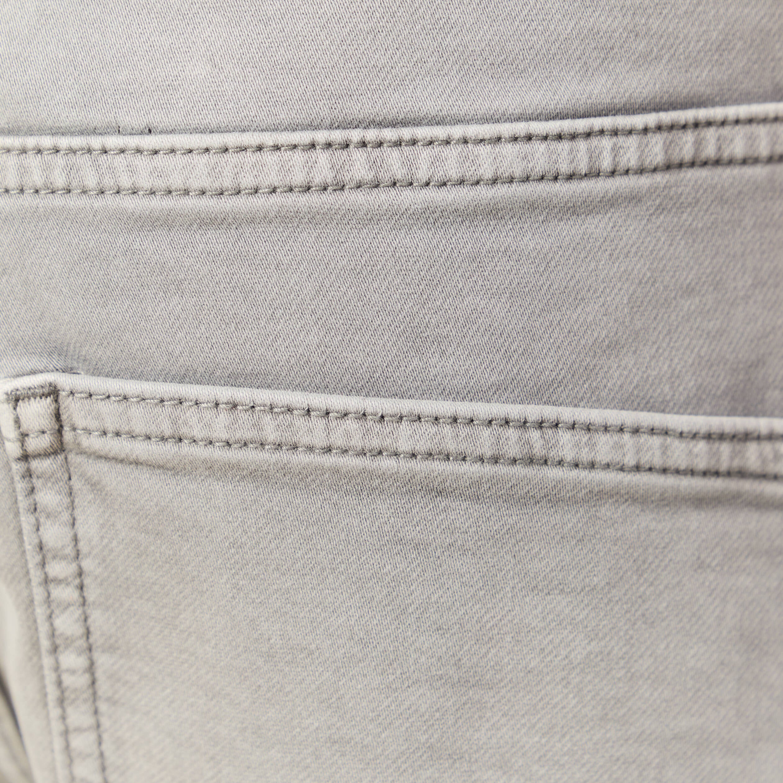 Bermuda en jeans denim gris homme