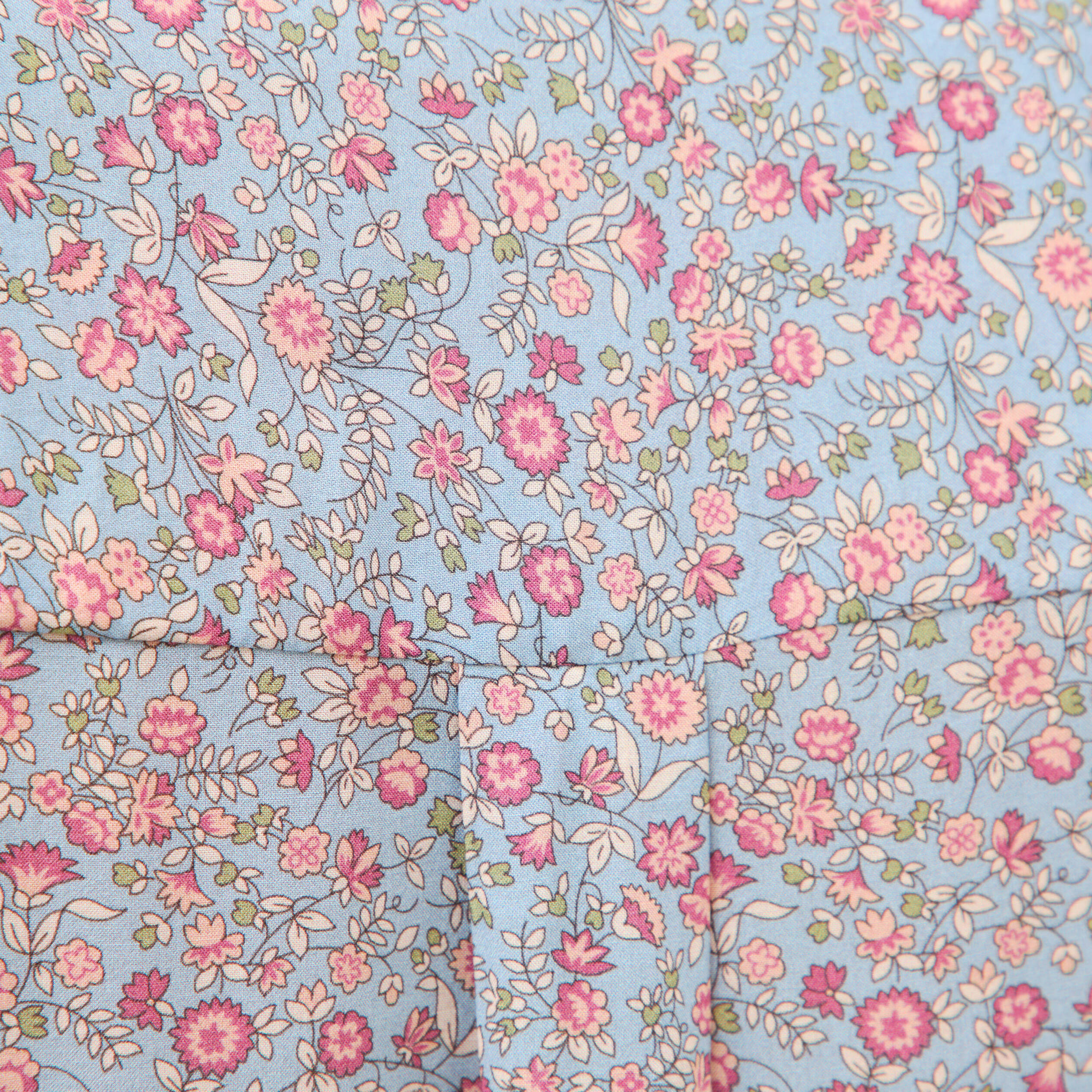 Chemise droite manches longues bleu gris femme