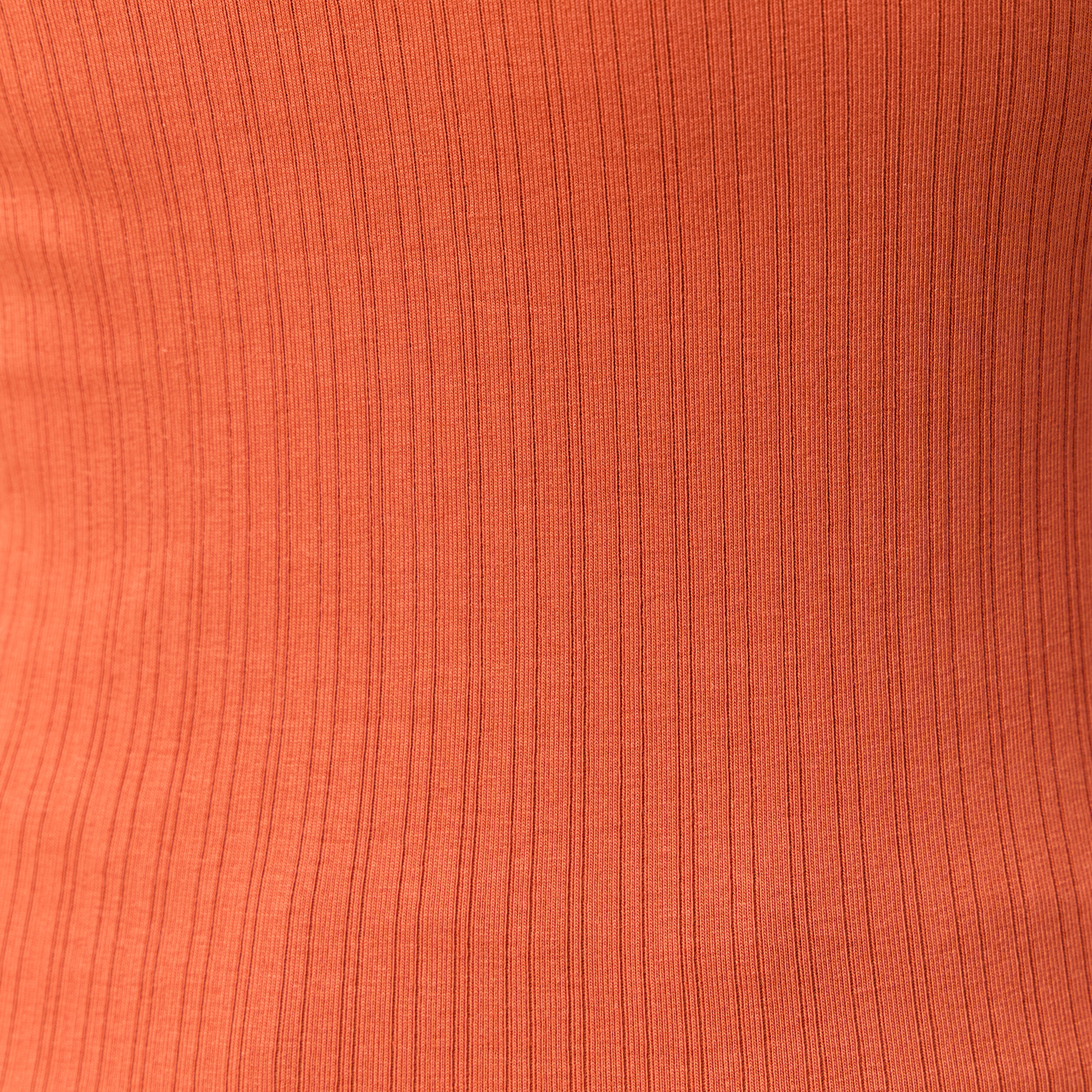 debardeur 2 en 1 avec brassiere integree orange fonce femme Débardeur 2 en 1 avec brassière intégrée orange foncé femme