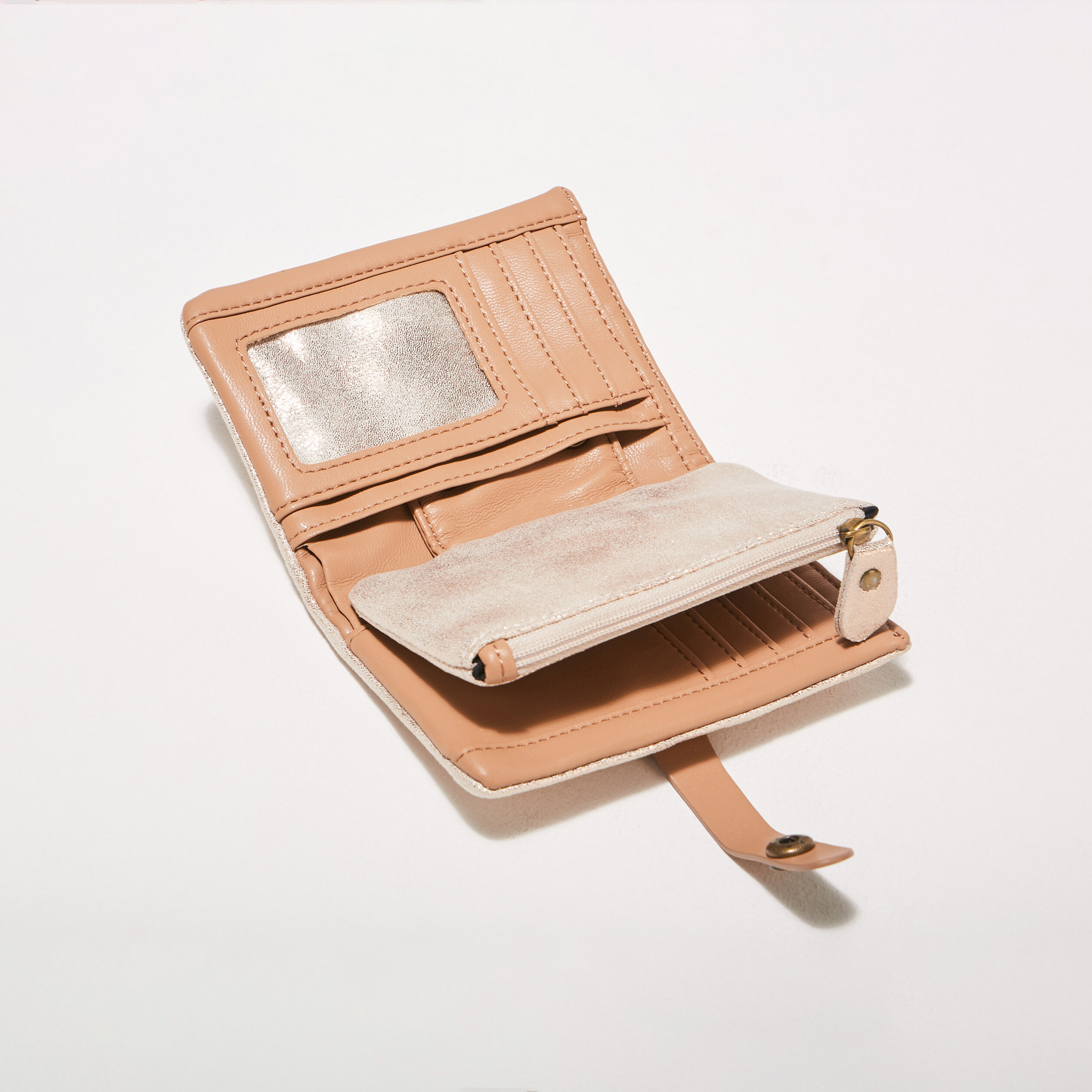 portefeuille beige femme Portefeuille beige femme