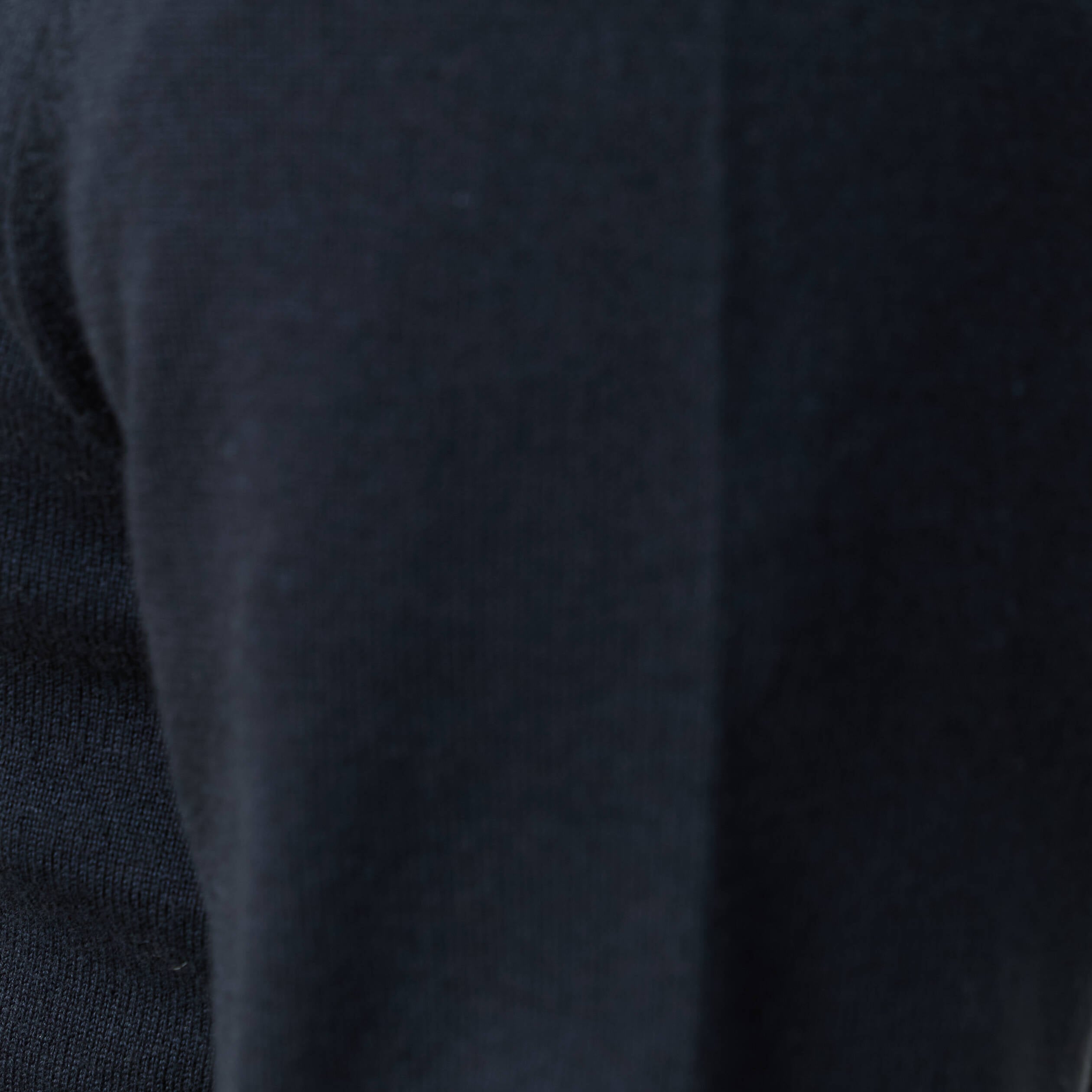 Pull fin col camionneur manches longues bleu marine homme