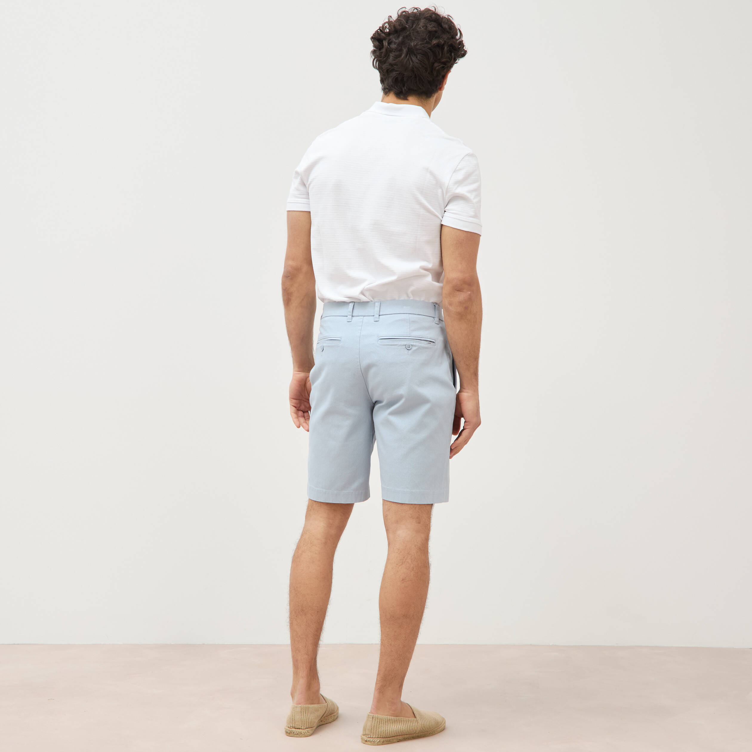Bermuda bleu ciel homme