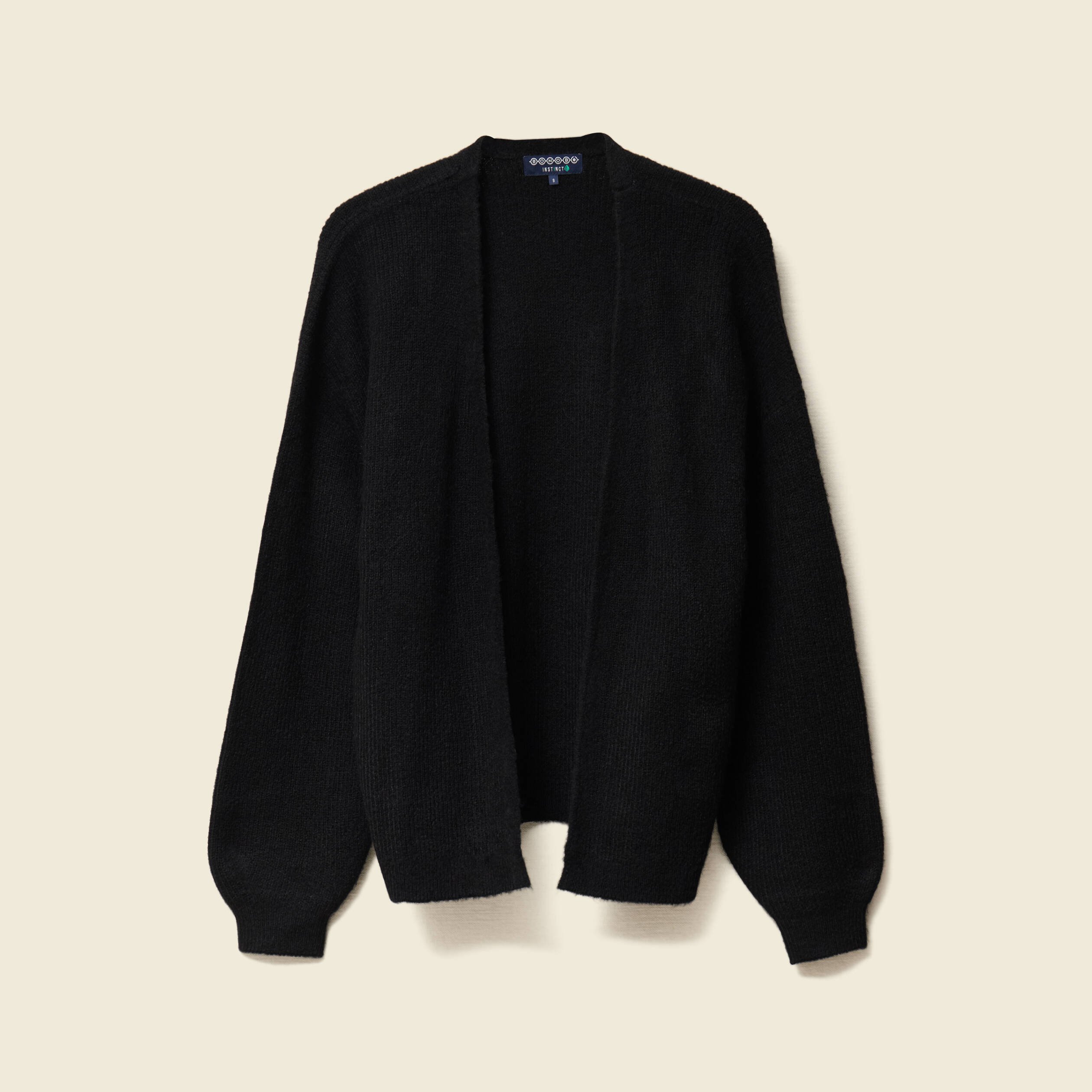 Gilet manches longues noir femme