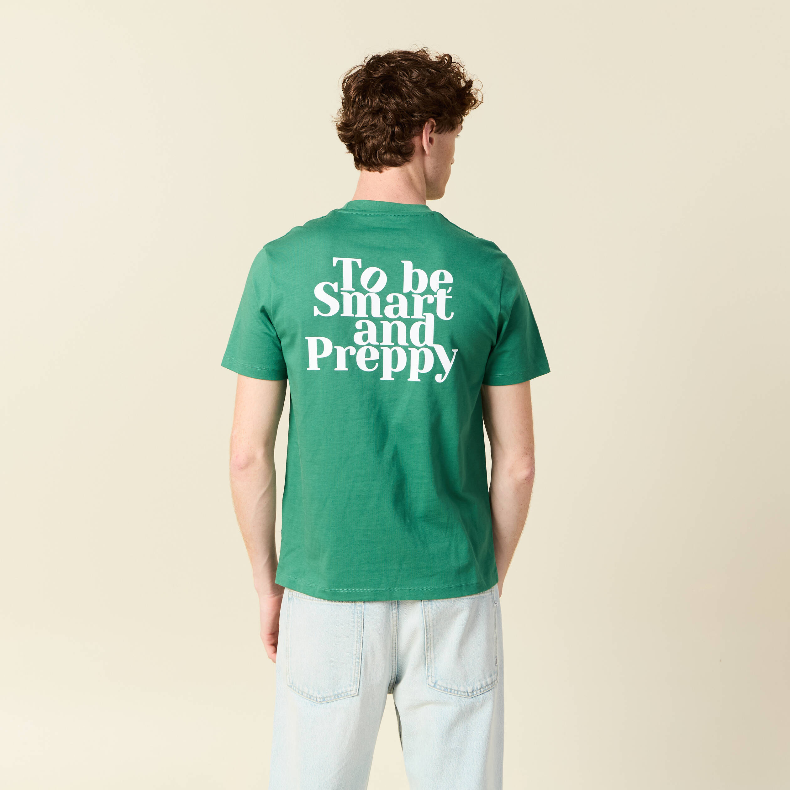 T-shirt en coton vert homme