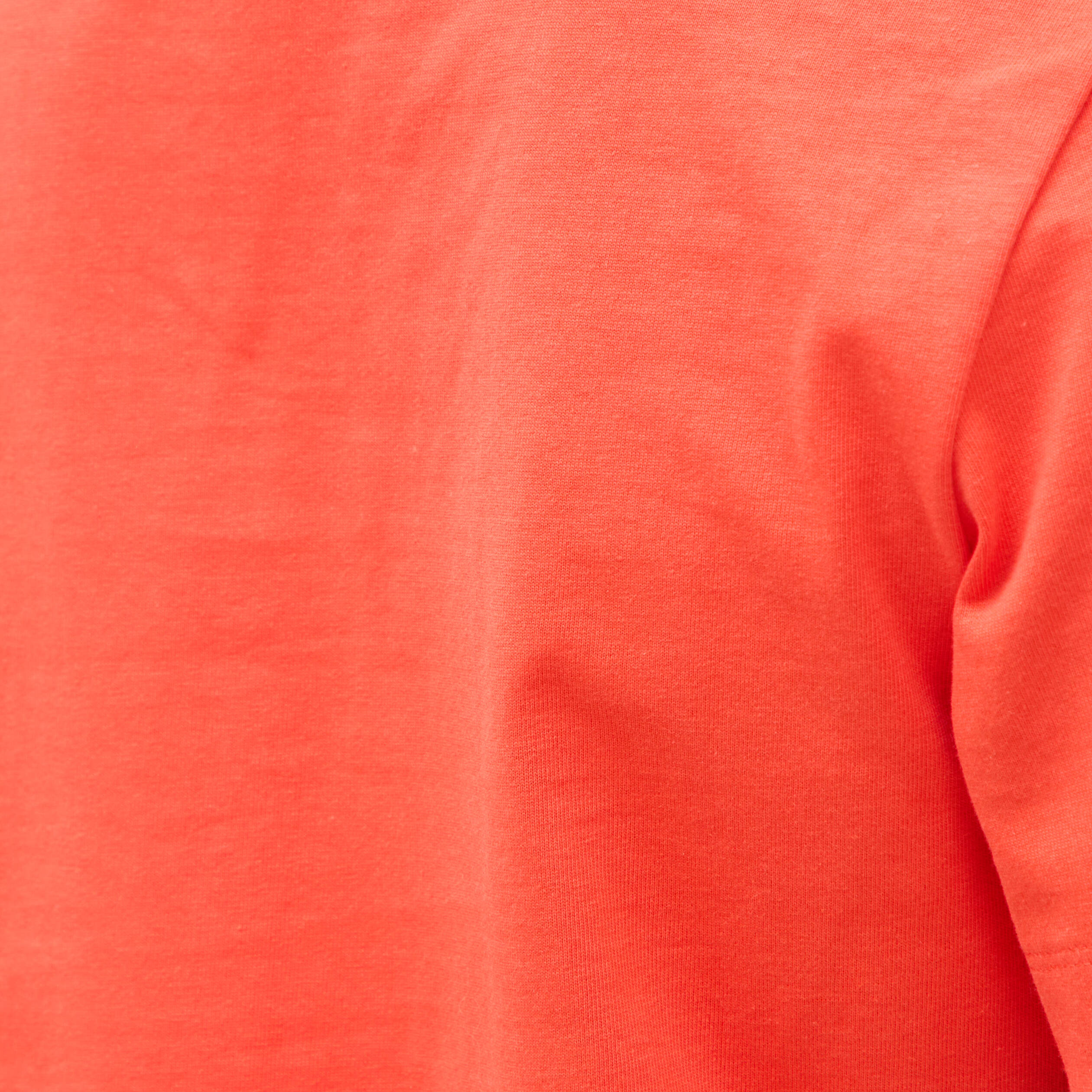 T-shirt manches courtes orange fonc&eacute; femme