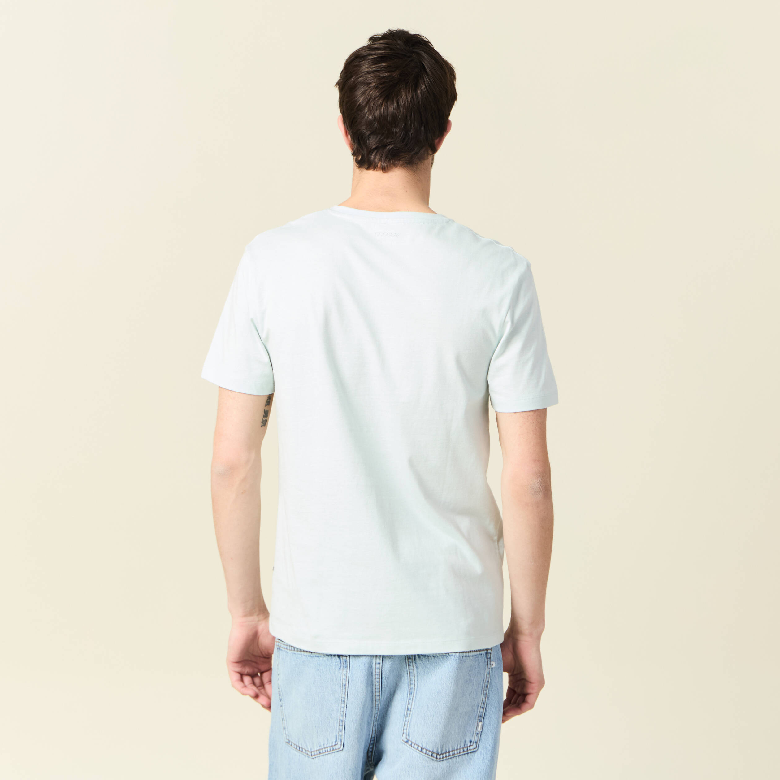 t shirt manches courtes homme vert homme T-shirt manches courtes homme vert homme