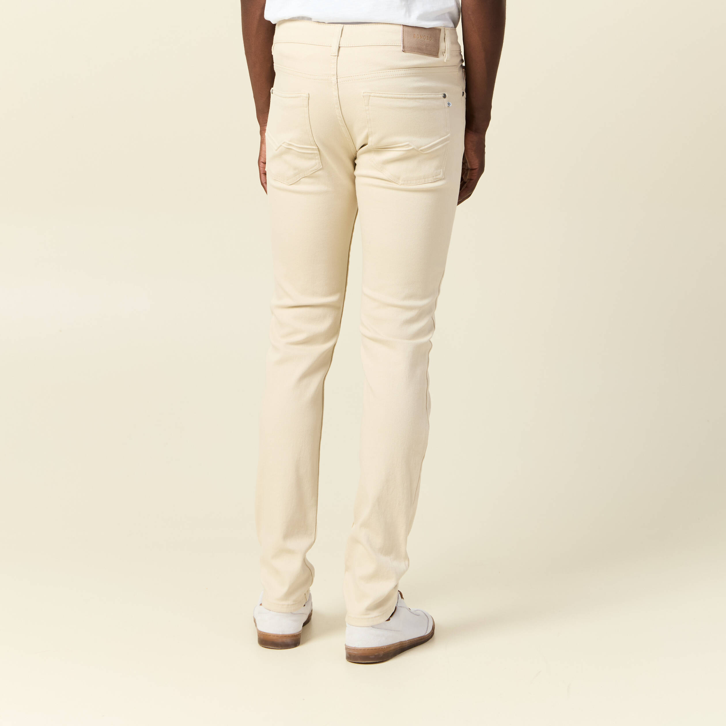 jeans slim ecru homme Jeans slim ecru homme