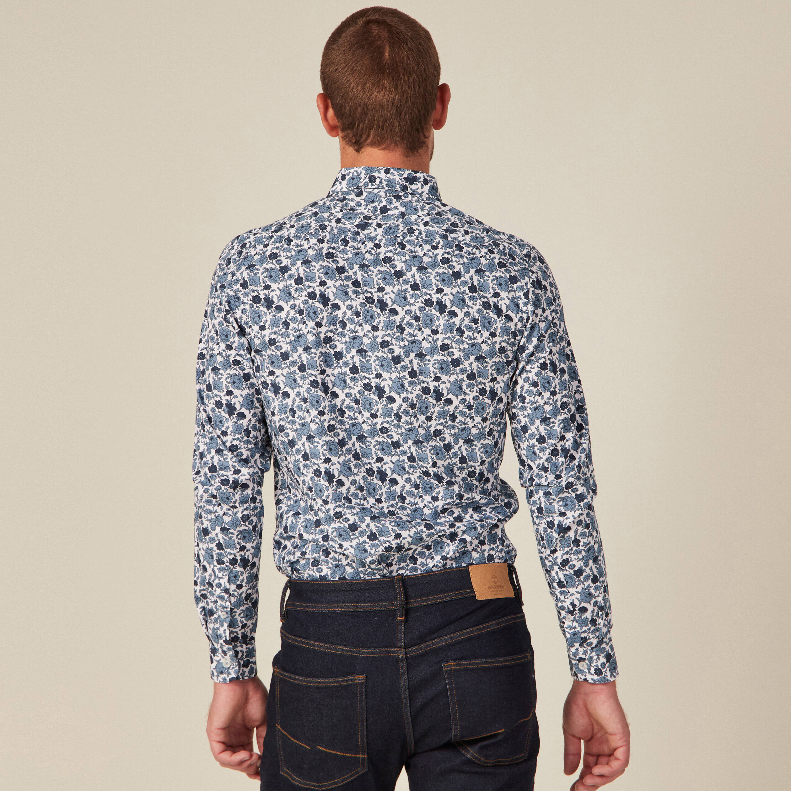 Chemise éco-responsable blanc homme