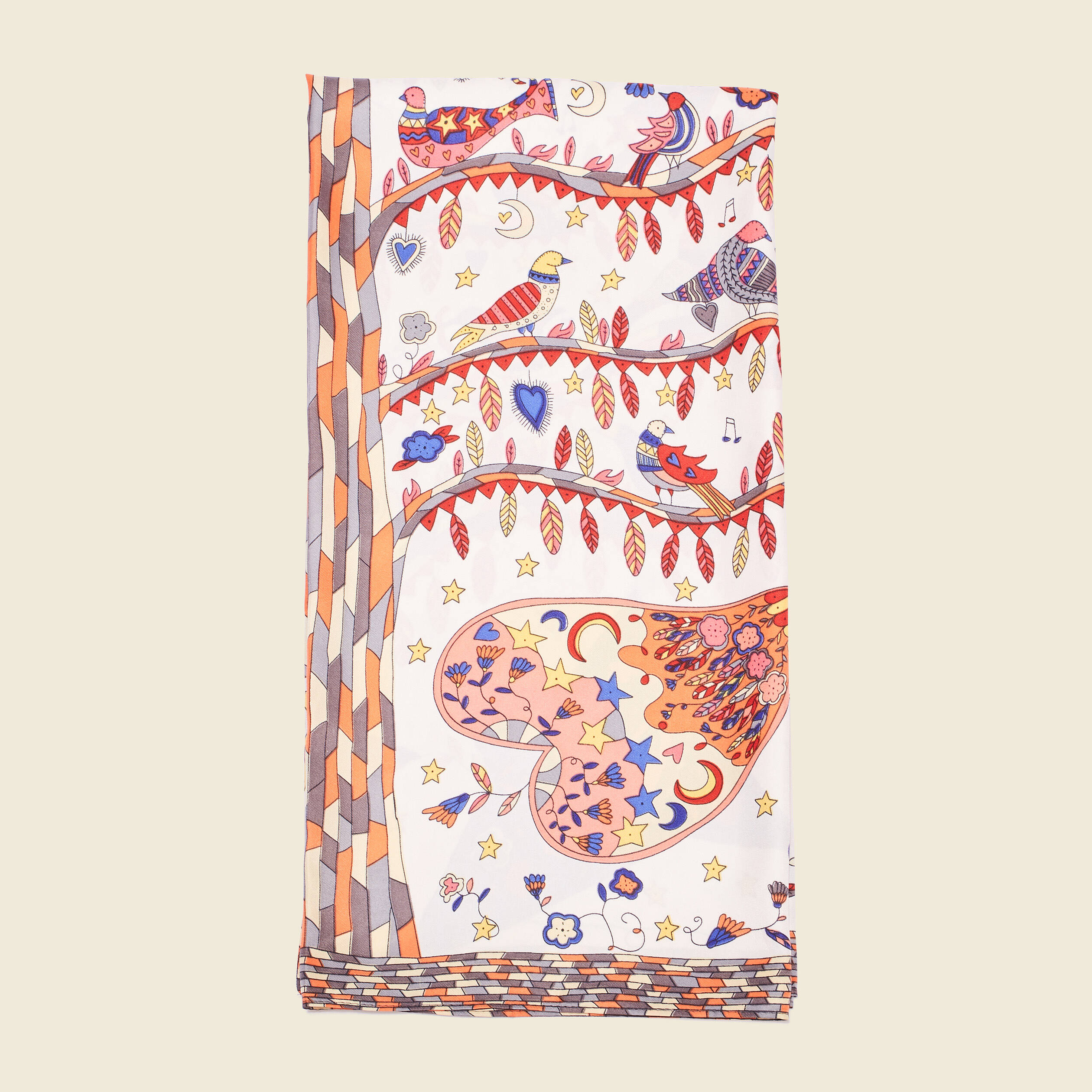 foulard satin multicolore femme Foulard satin multicolore femme
