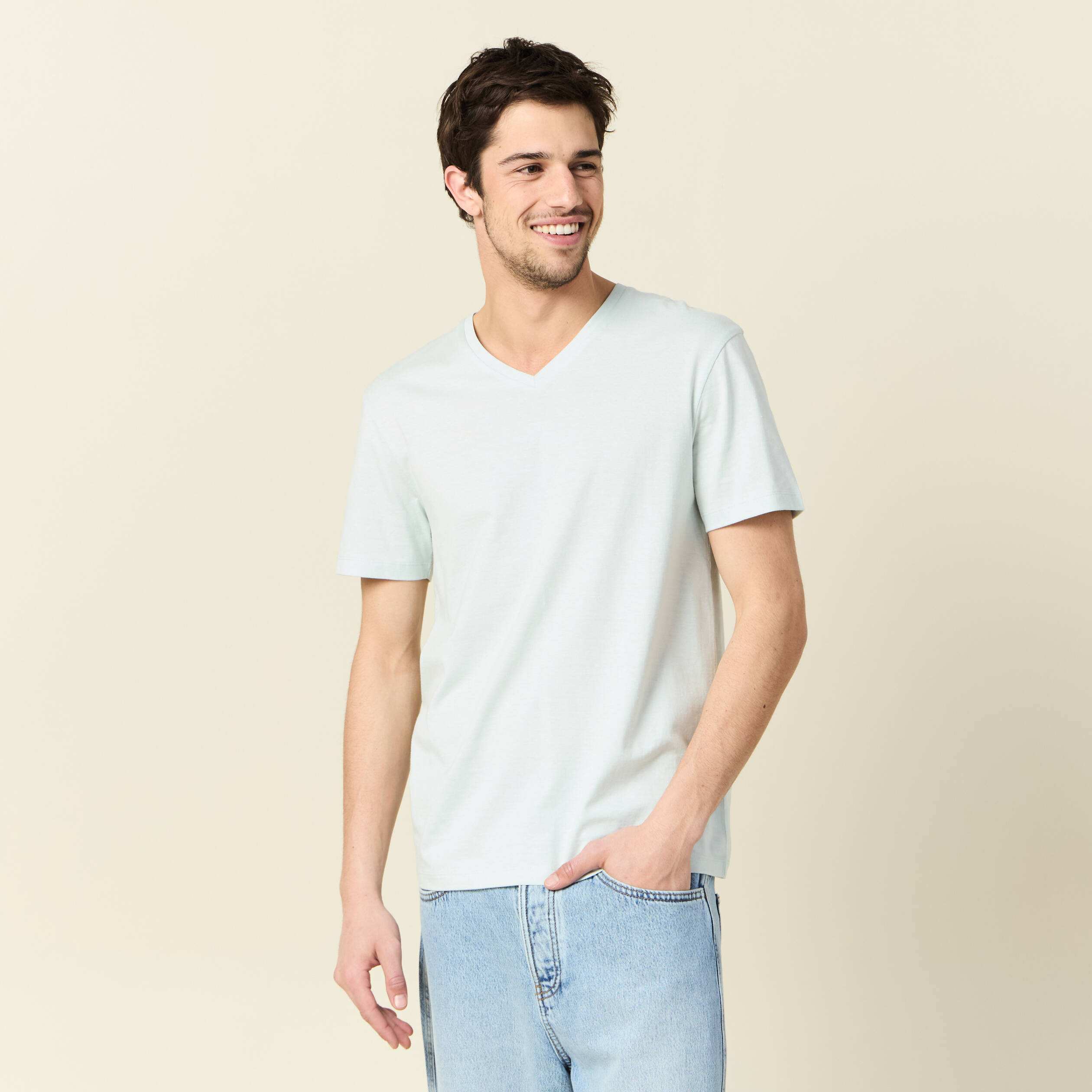 t shirt manches courtes homme vert homme T-shirt manches courtes homme vert homme