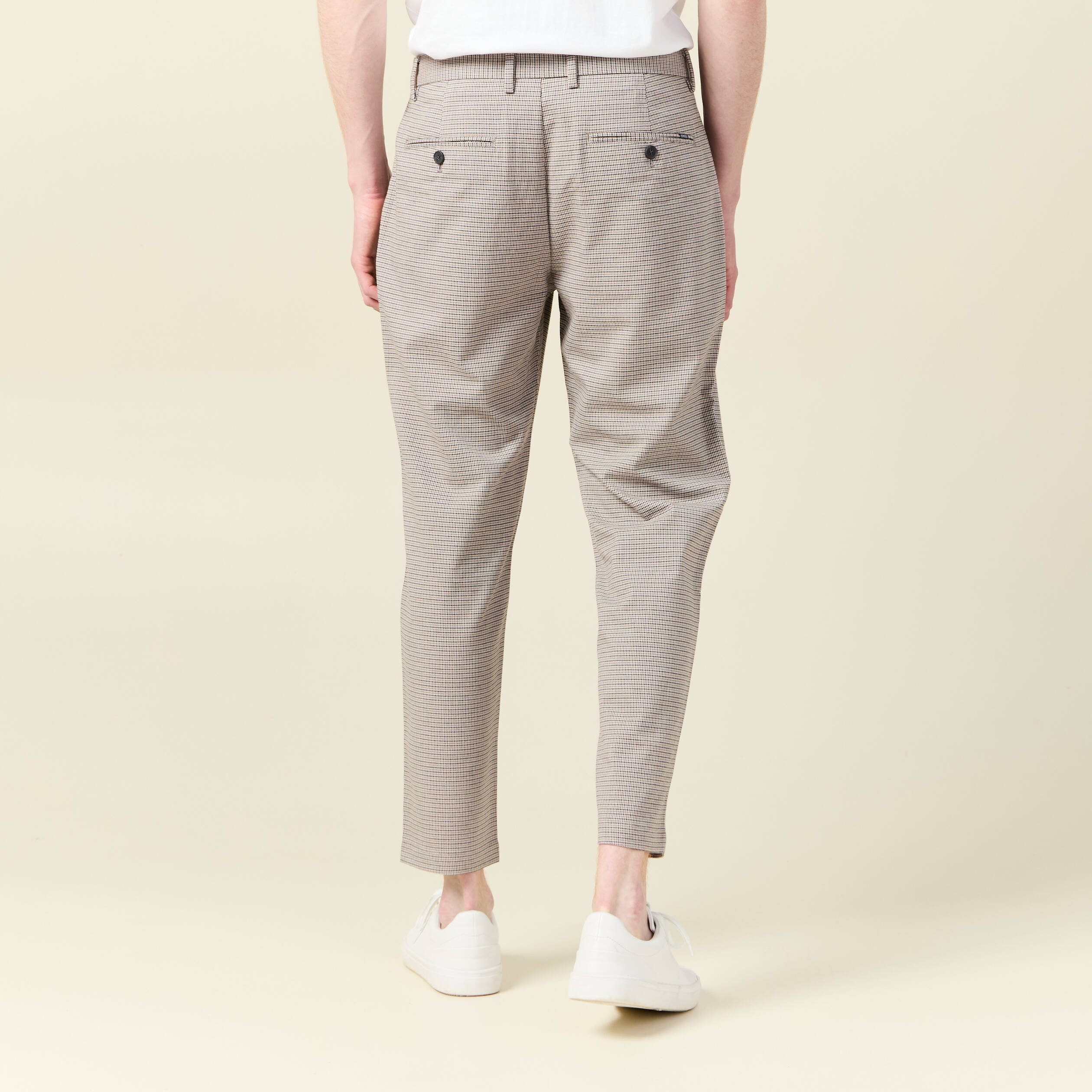 Pantalon chino beige homme