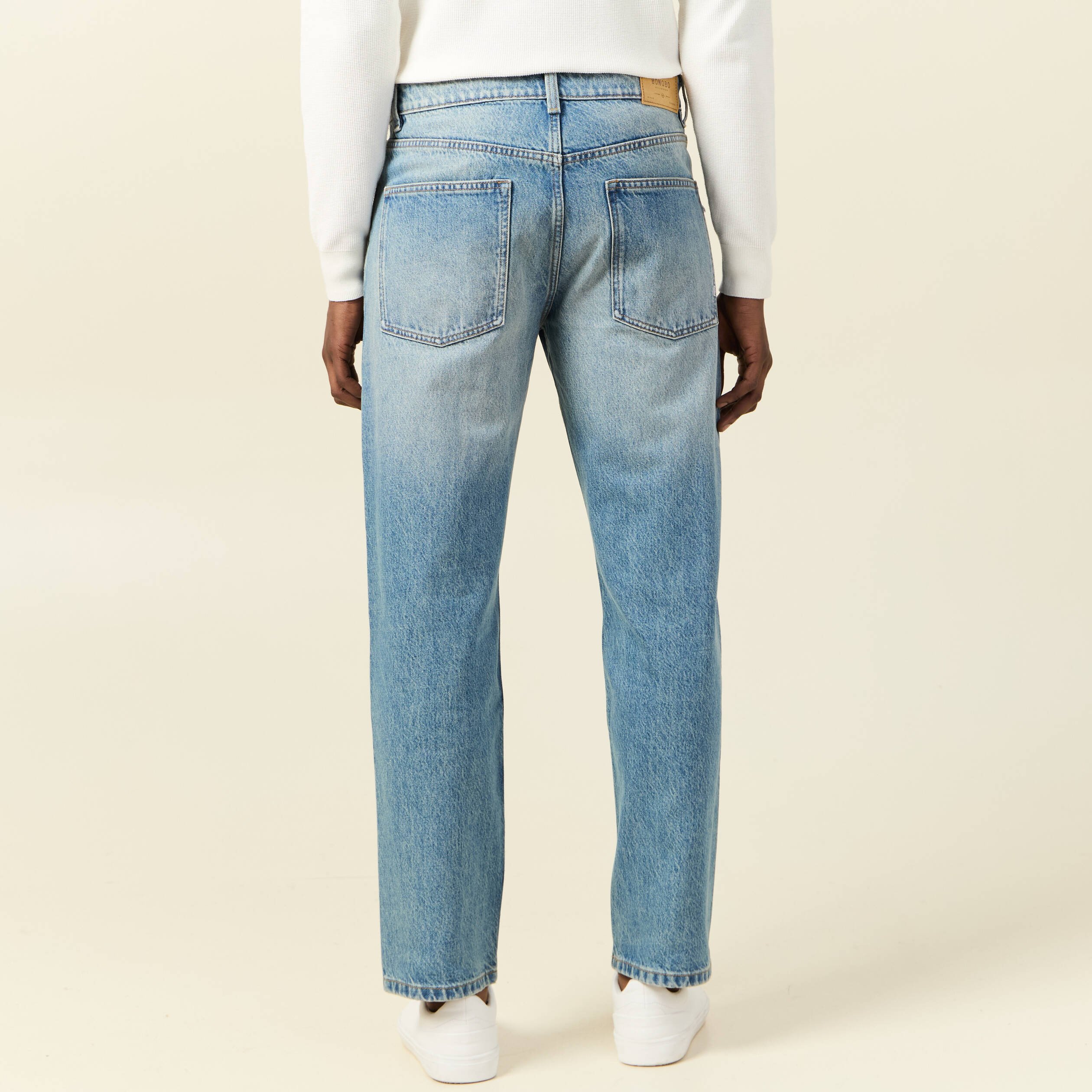 jeans relax 5 poches denim dirty homme Jeans relax 5 poches denim dirty homme