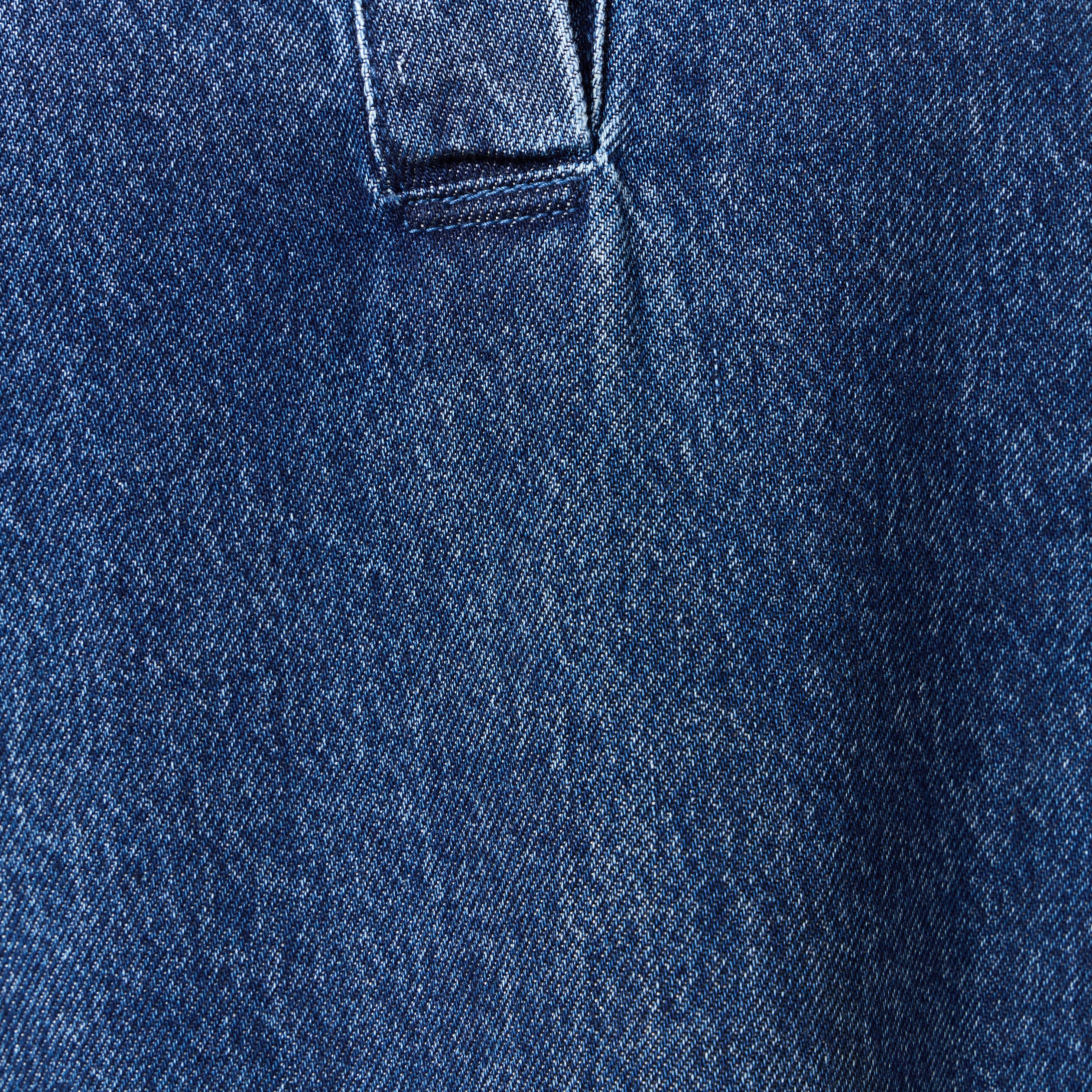 Robe jeans manches courtes denim stone femme