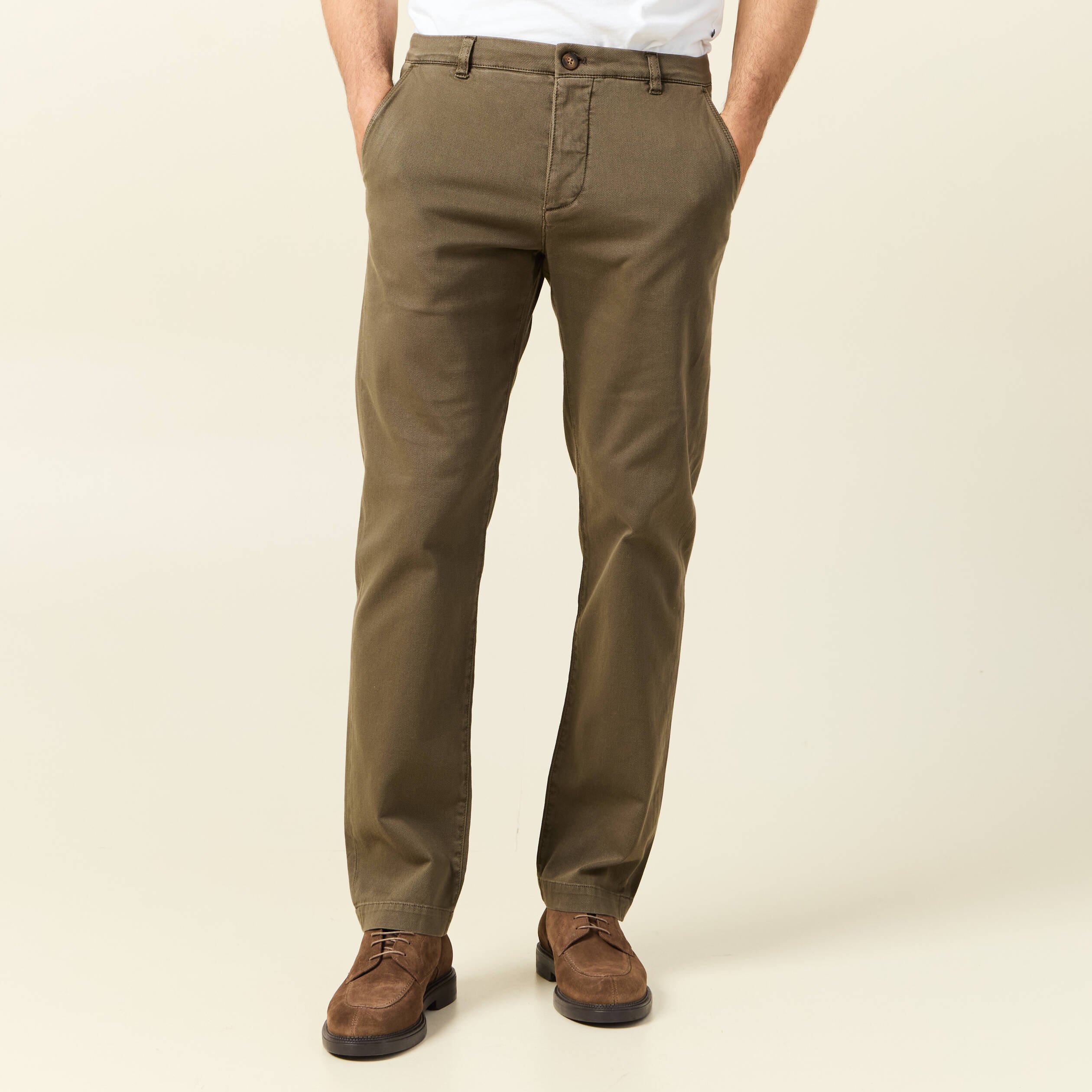 pantalon chino straight camel homme Pantalon chino straight camel homme
