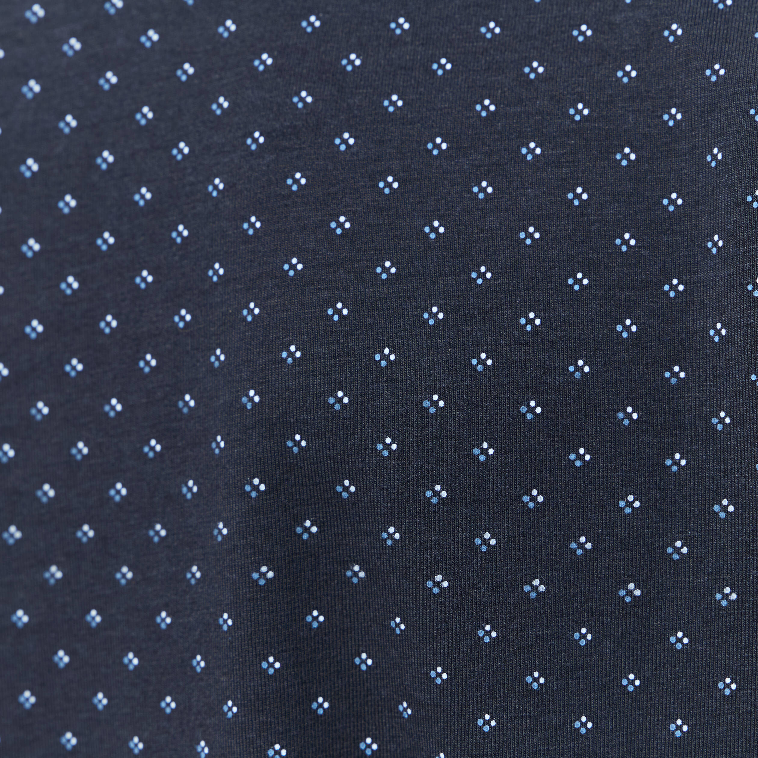 Polo cintr&eacute; manches courtes col polo bleu homme