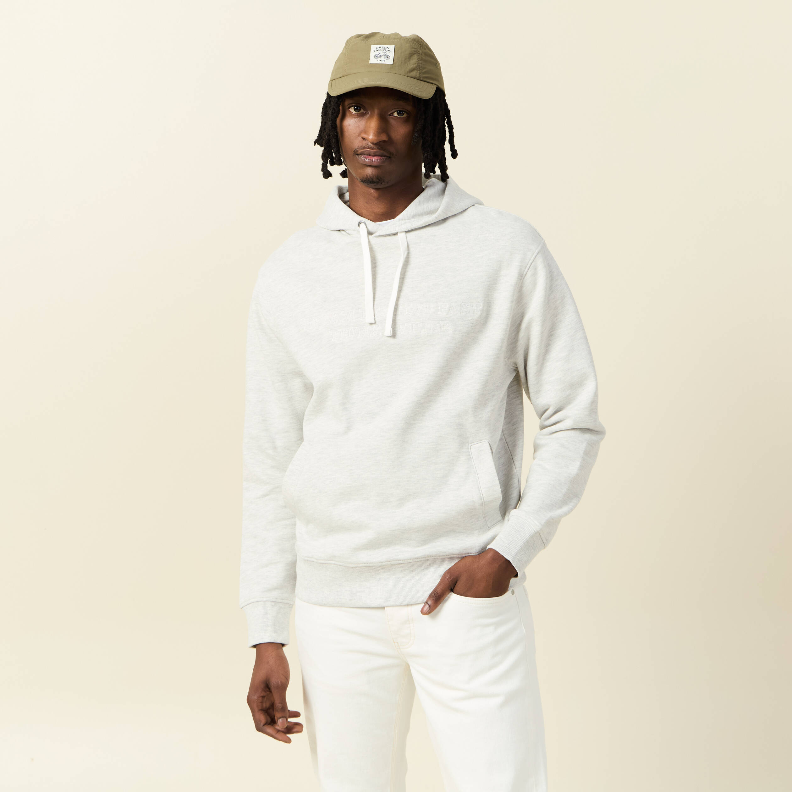 sweat a capuche gris homme Sweat à capuche gris homme
