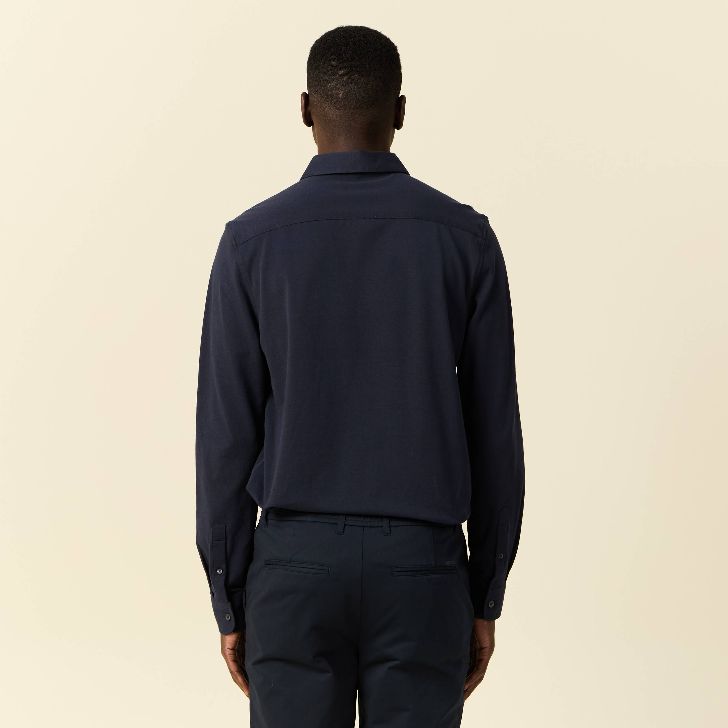 chemise manches longues bleu marine homme Chemise manches longues bleu marine homme
