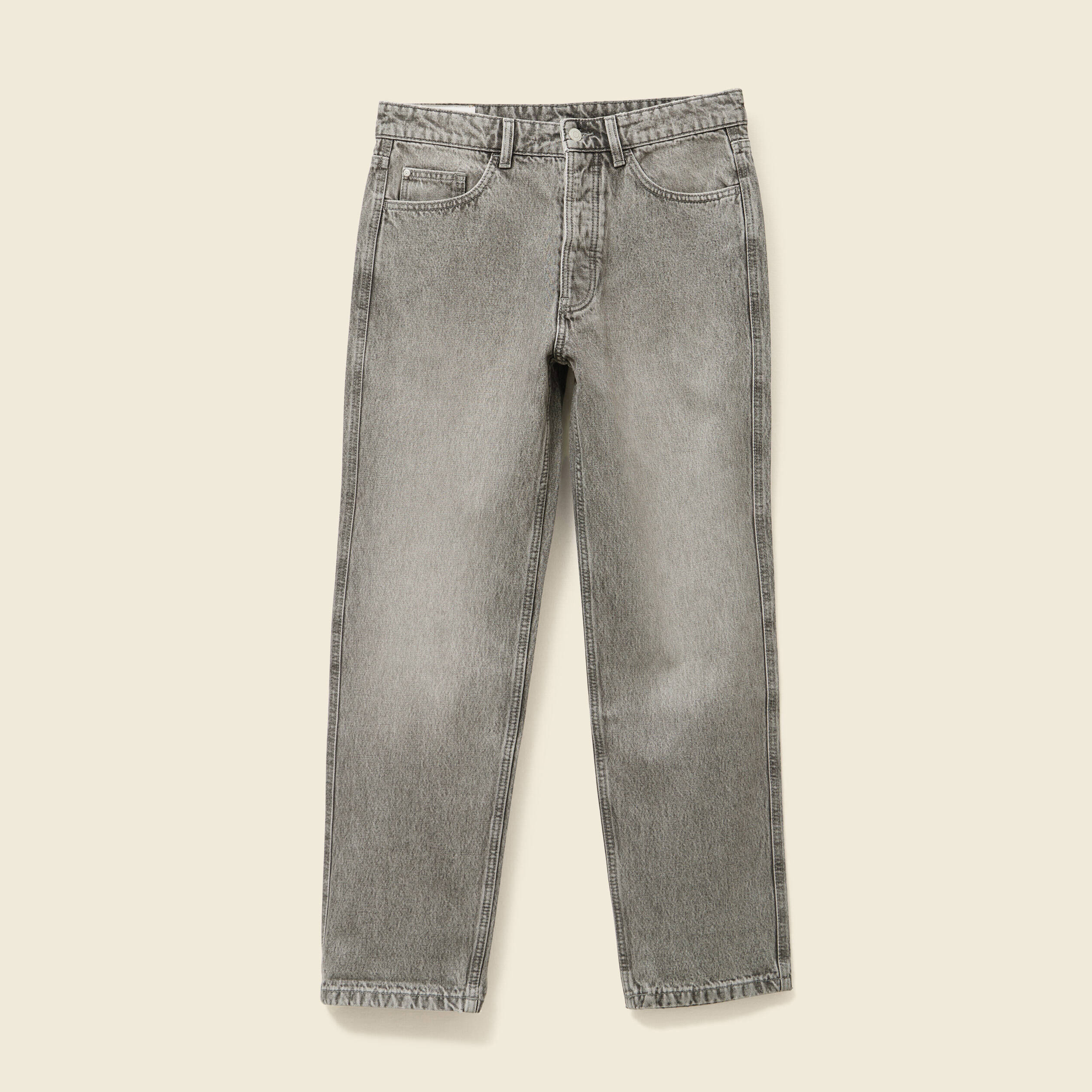 jeans large relaxed denim gris homme Jeans large relaxed denim gris homme