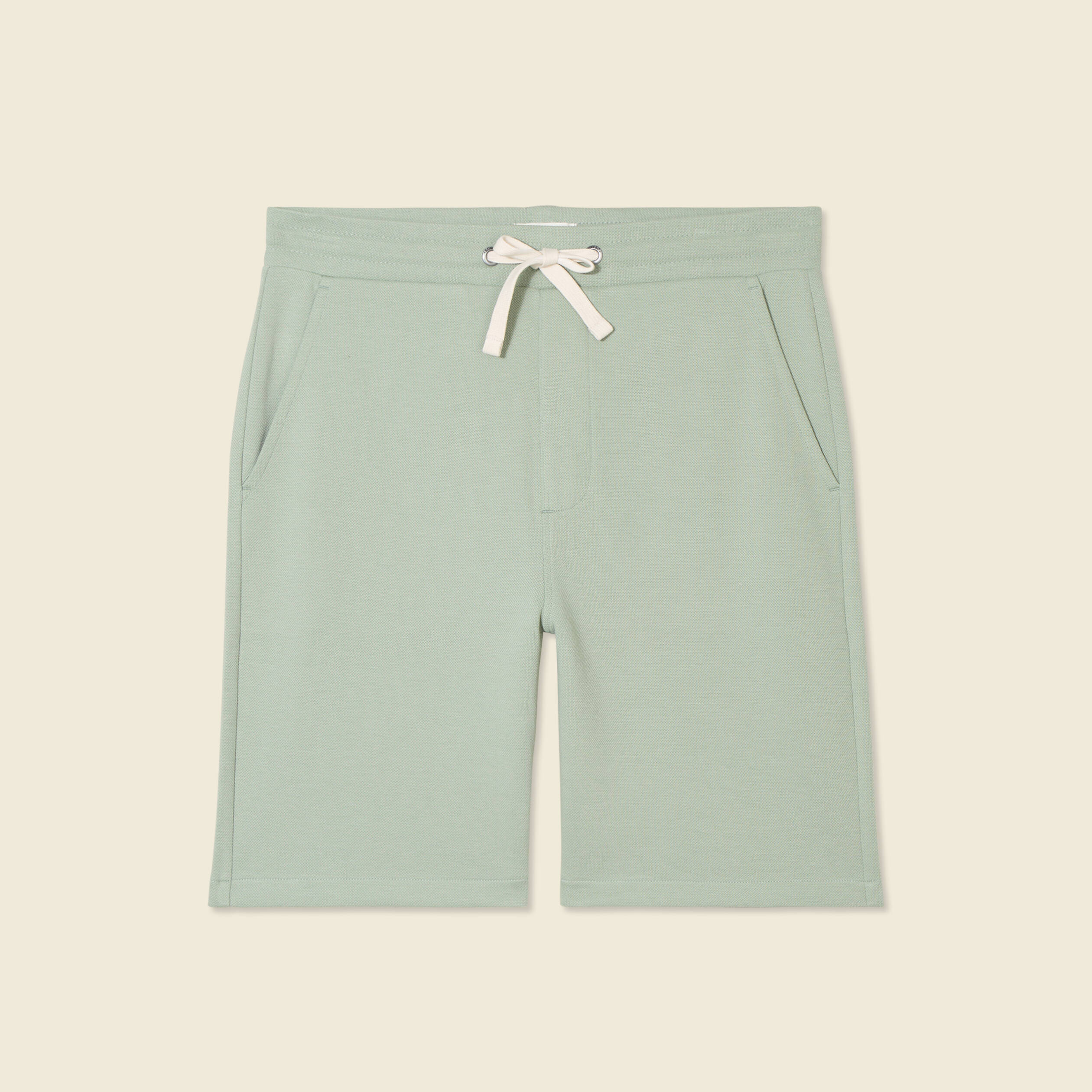 Bermuda vert olive homme
