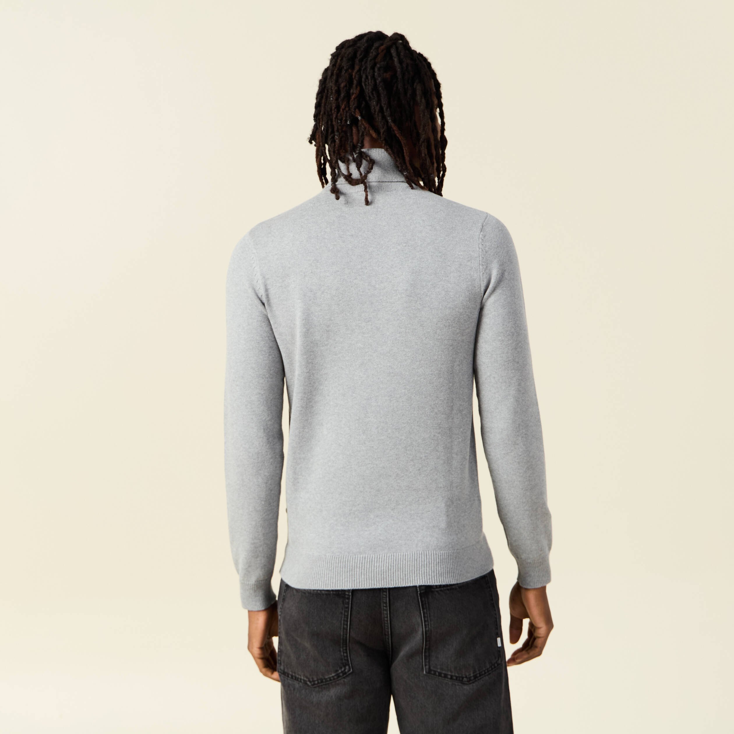 pull manches longues gris fonce homme Pull manches longues gris foncé homme