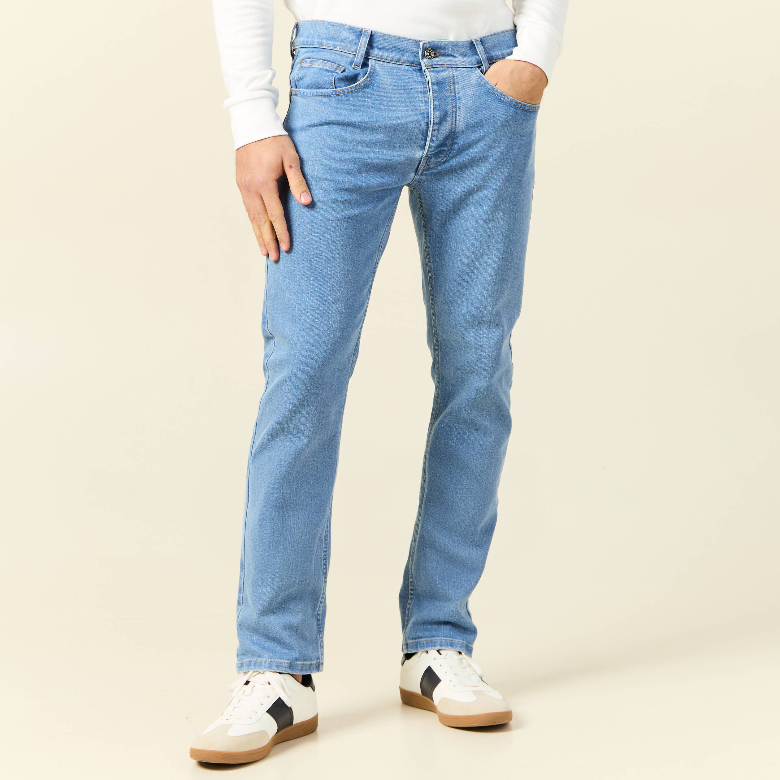 jeans straight fabrique en france denim stone homme Jeans straight fabriqué en France denim stone homme