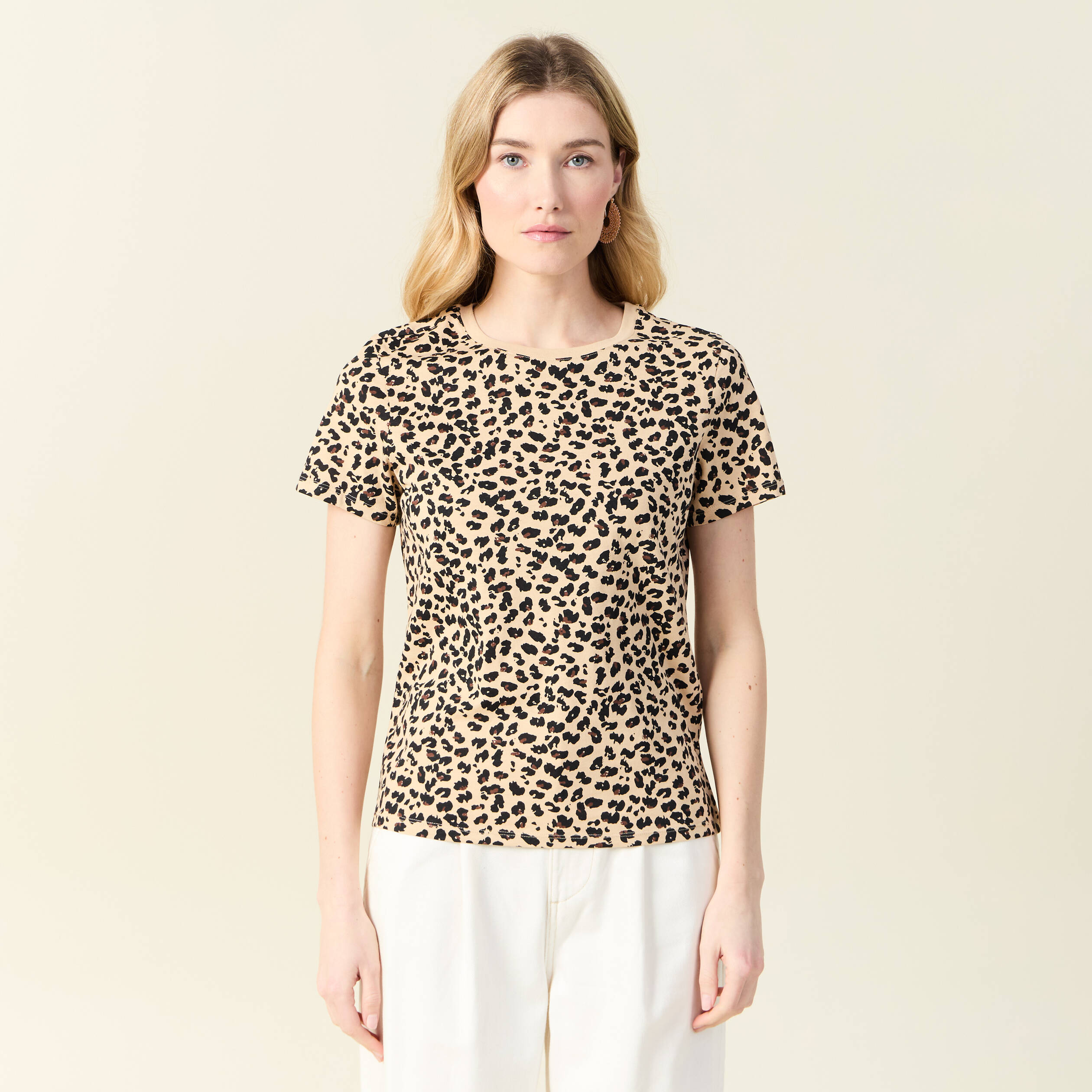 t shirt manches courtes terracotta femme T-shirt manches courtes terracotta femme
