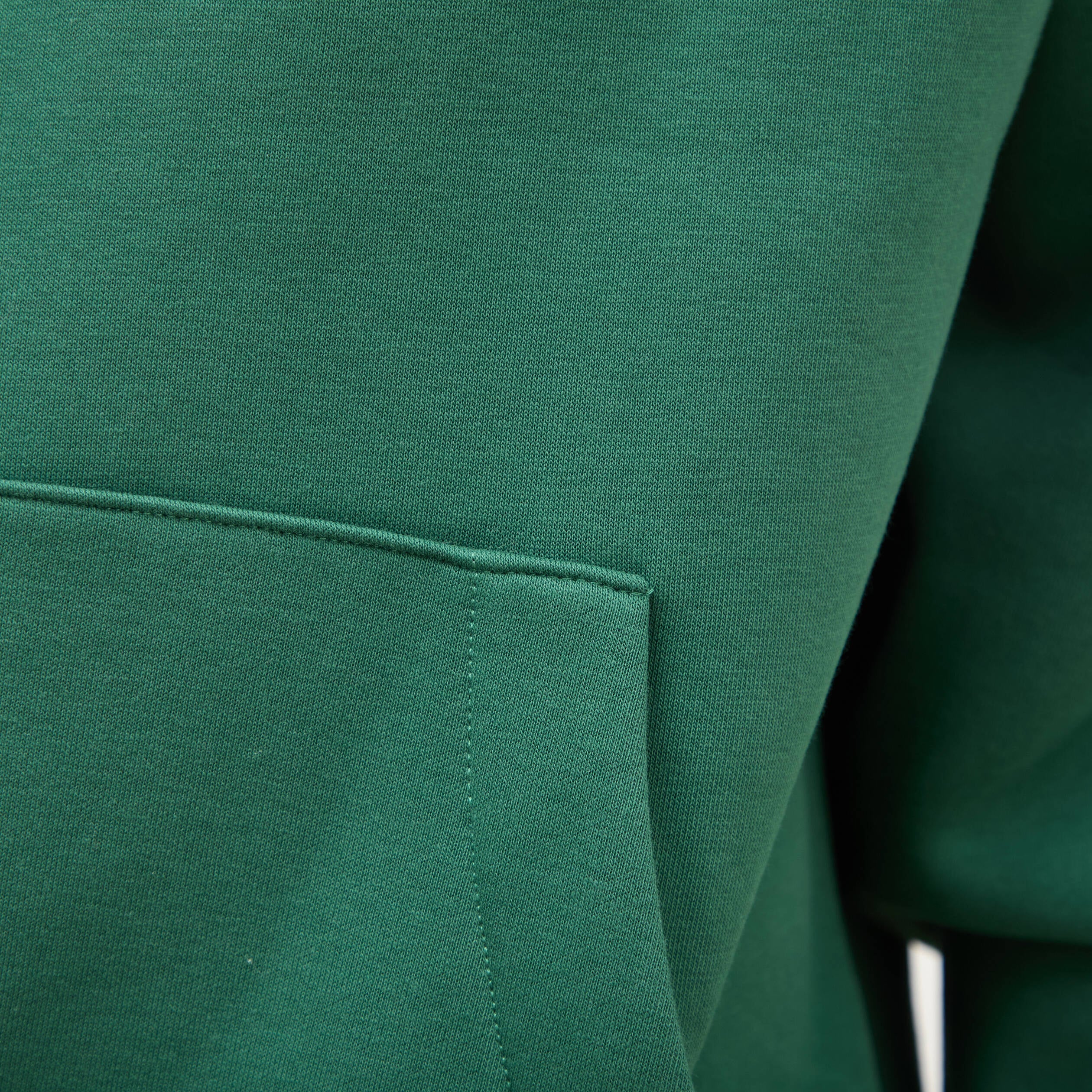 Sweat &agrave; capuche vert homme