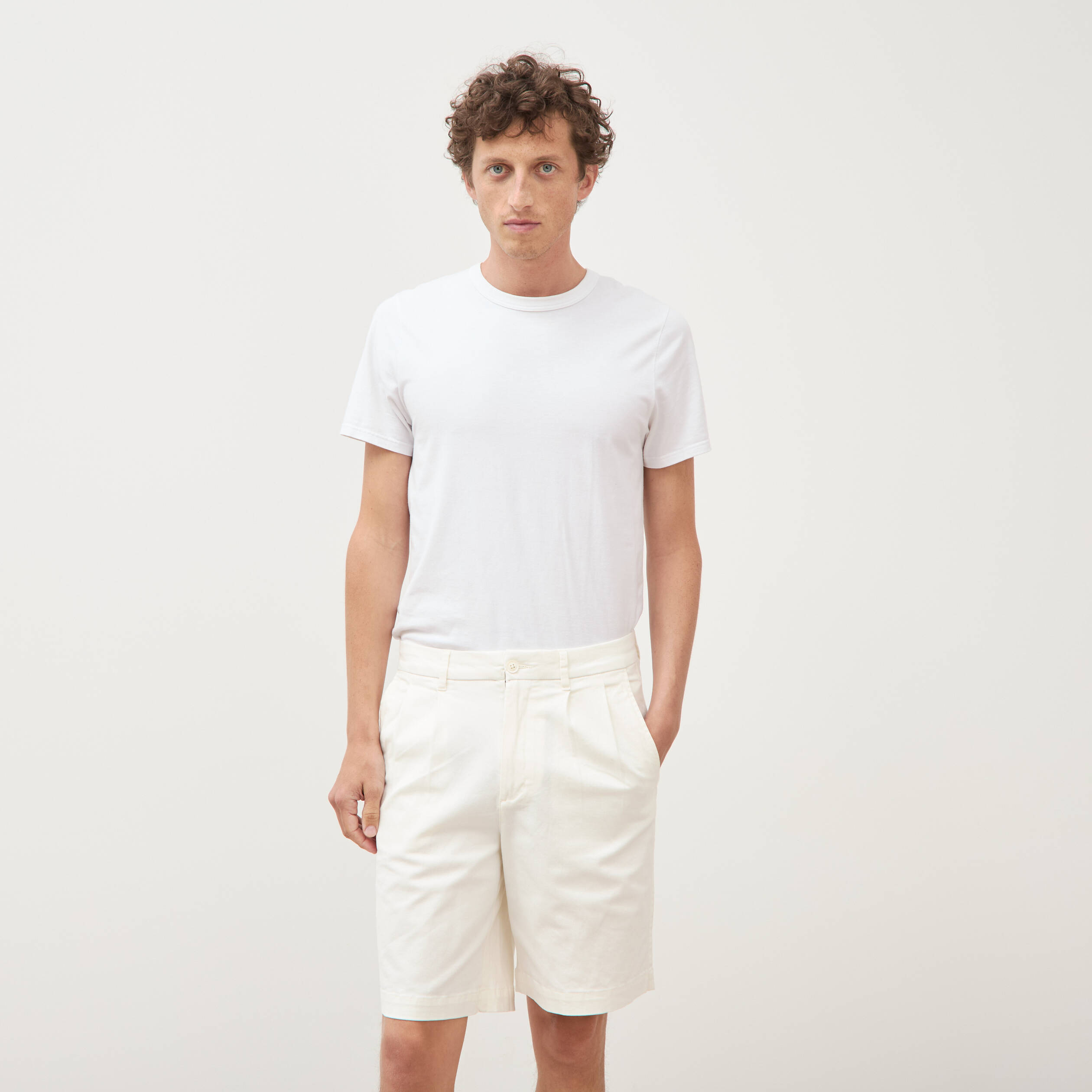 Bermuda ecru homme