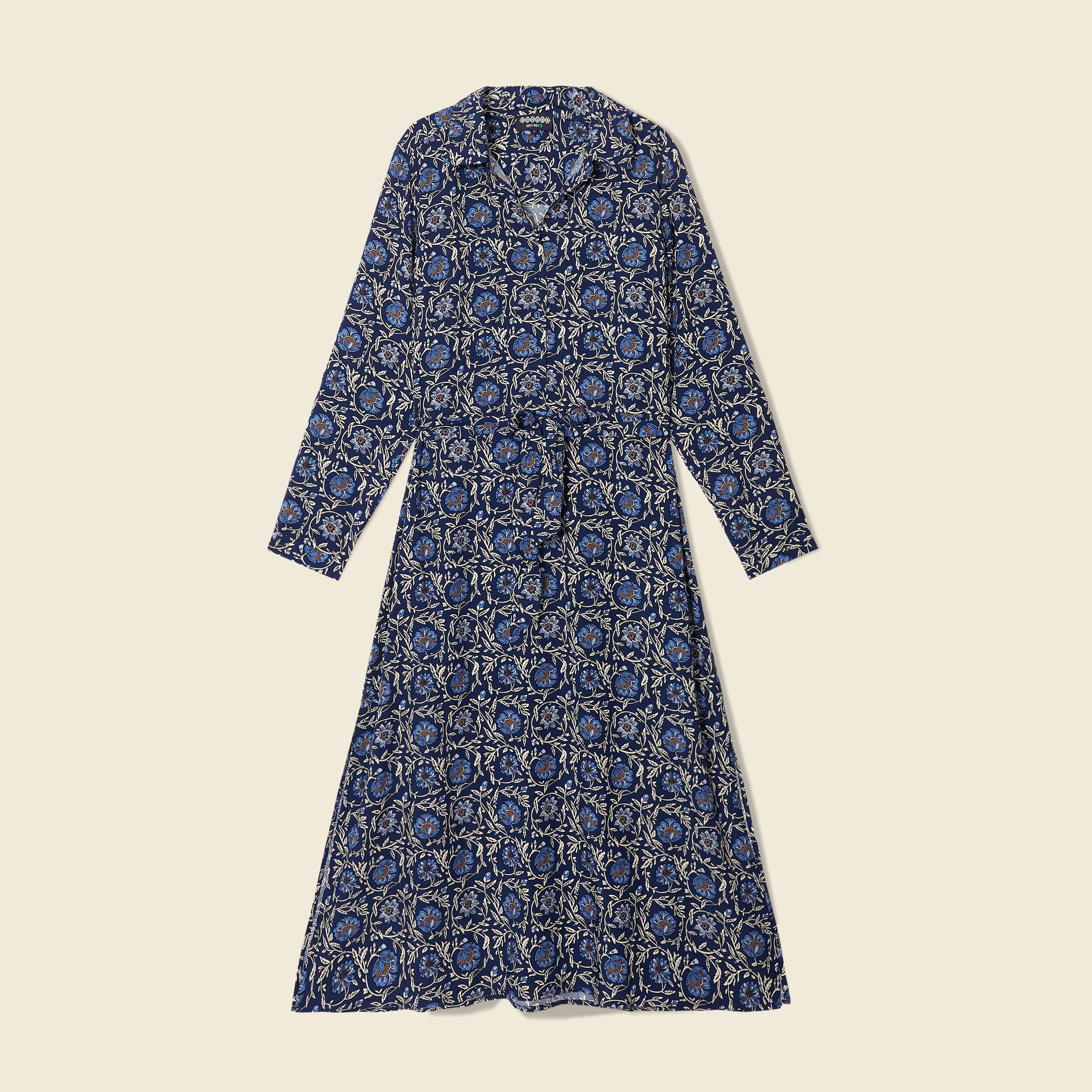robe longue eco responsable bleu femme Robe longue éco-responsable bleu femme