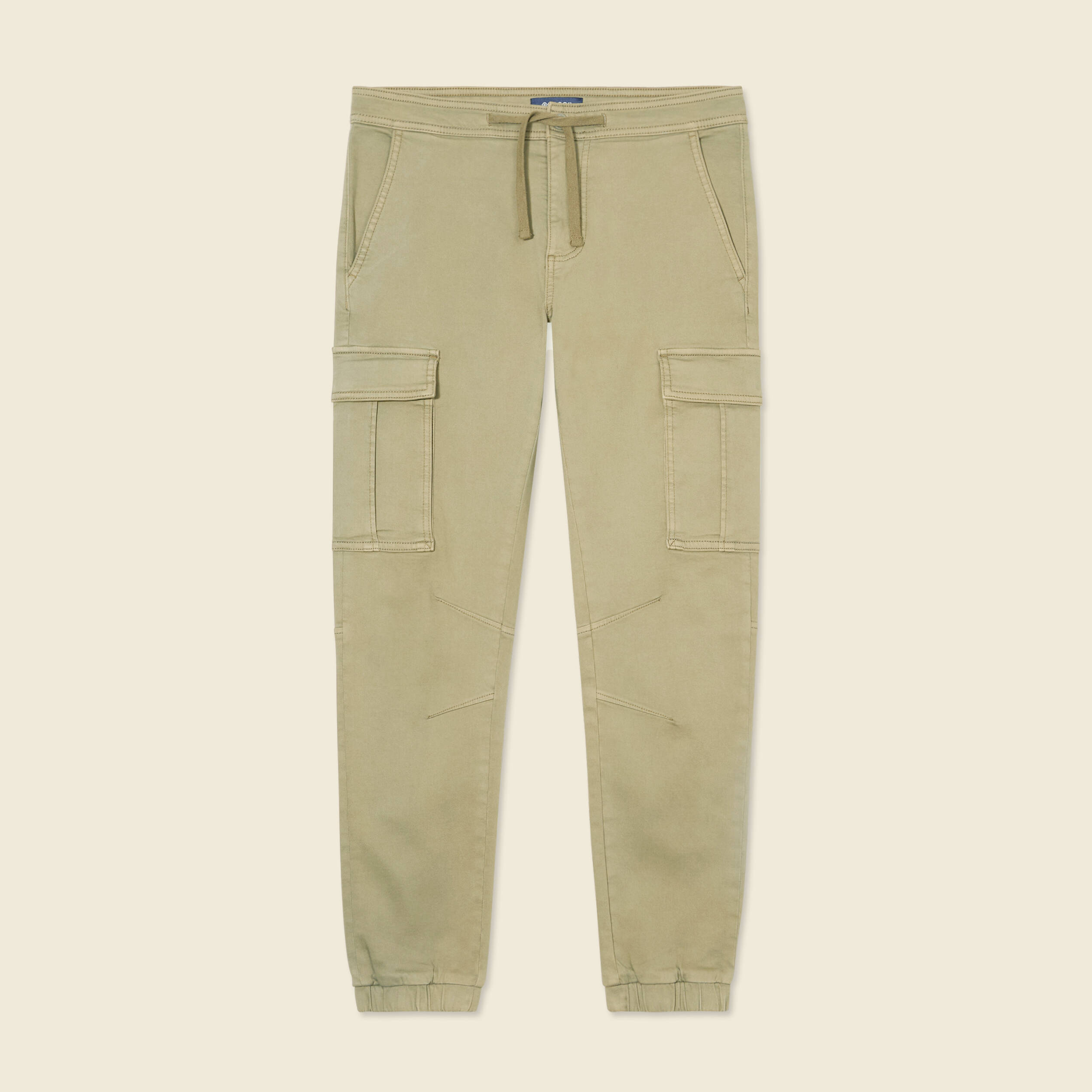 pantalon battle bas resserre vert kaki homme Pantalon battle bas resserré vert kaki homme