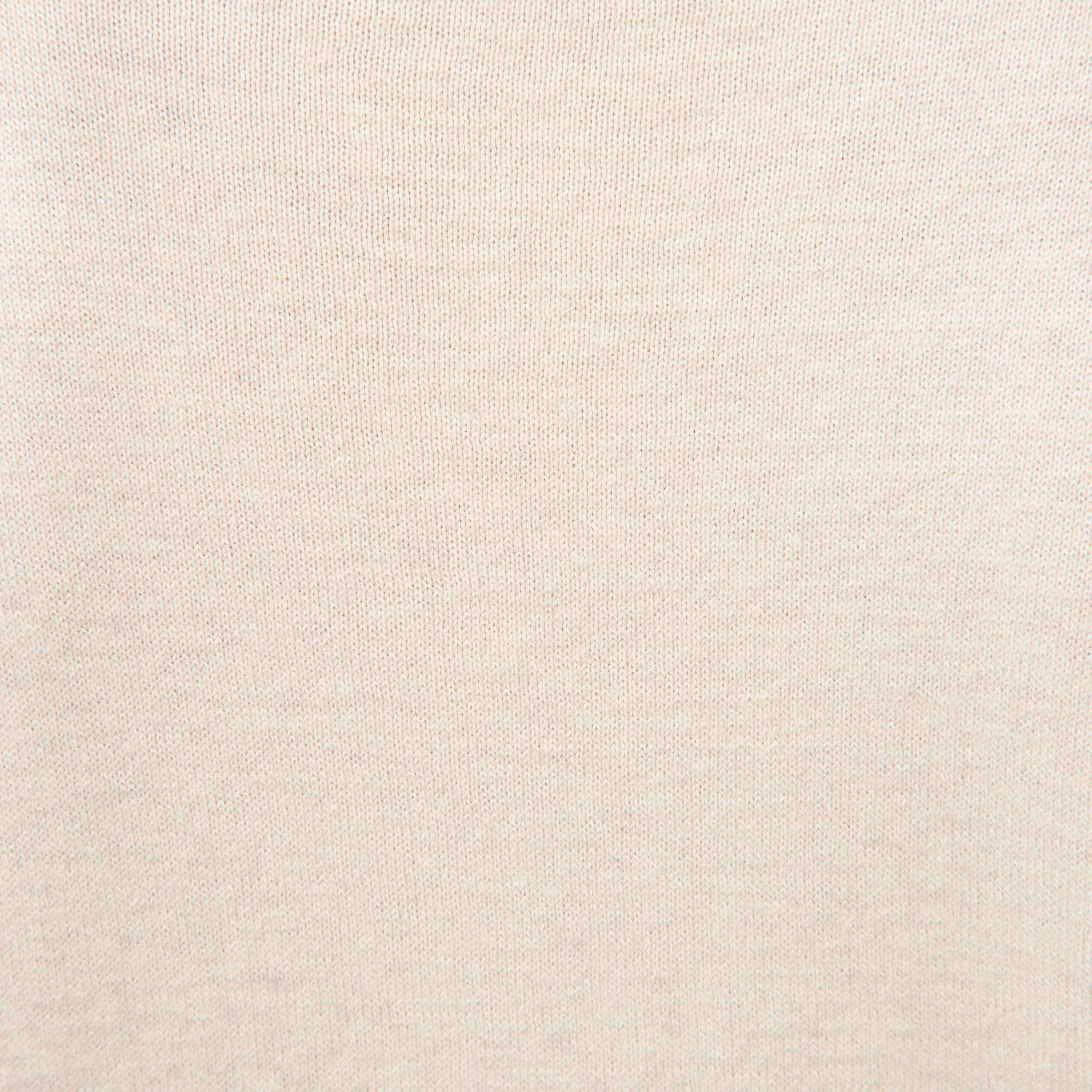 Pull oversize col rond manches longues creme femme