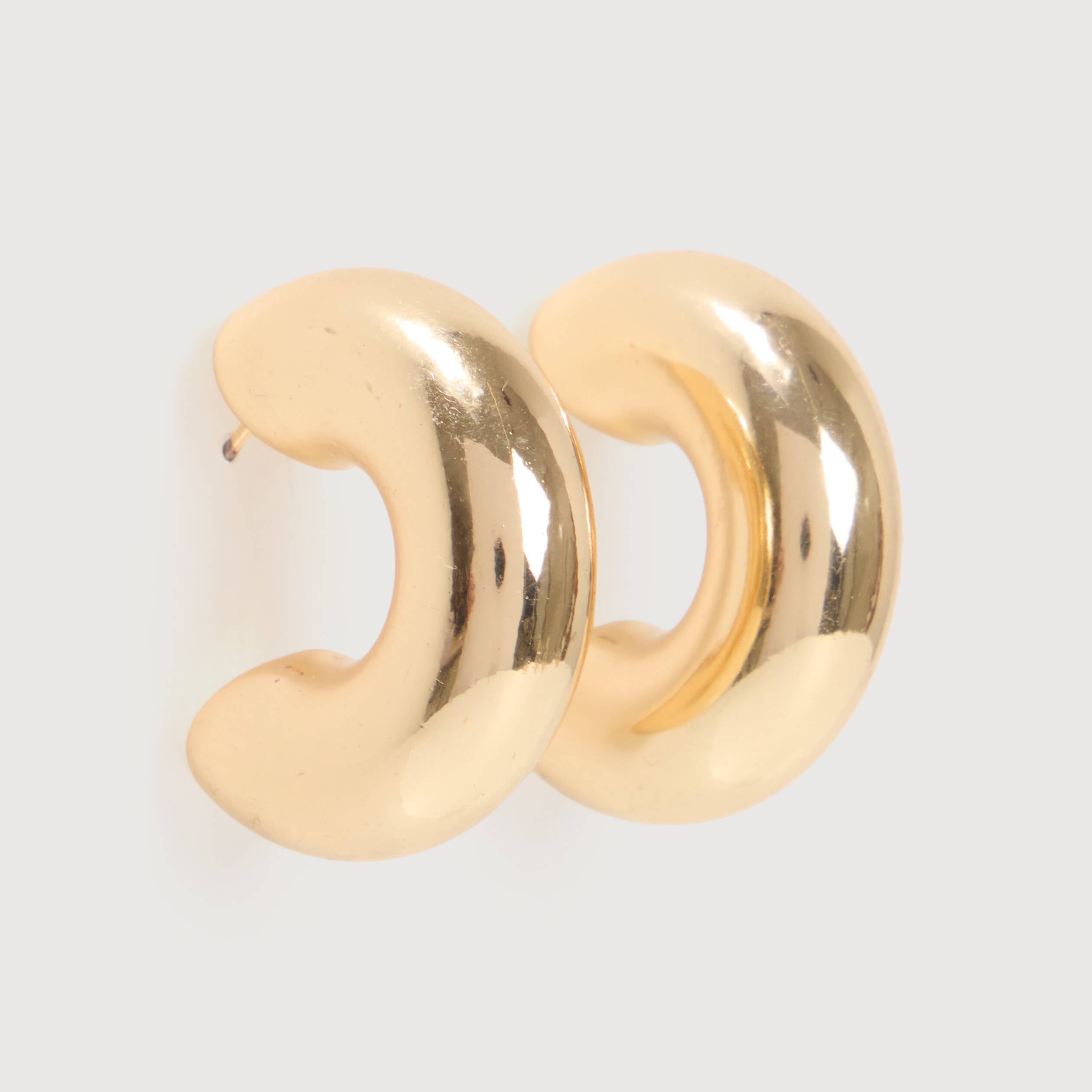 Cr&eacute;oles couleur or femme