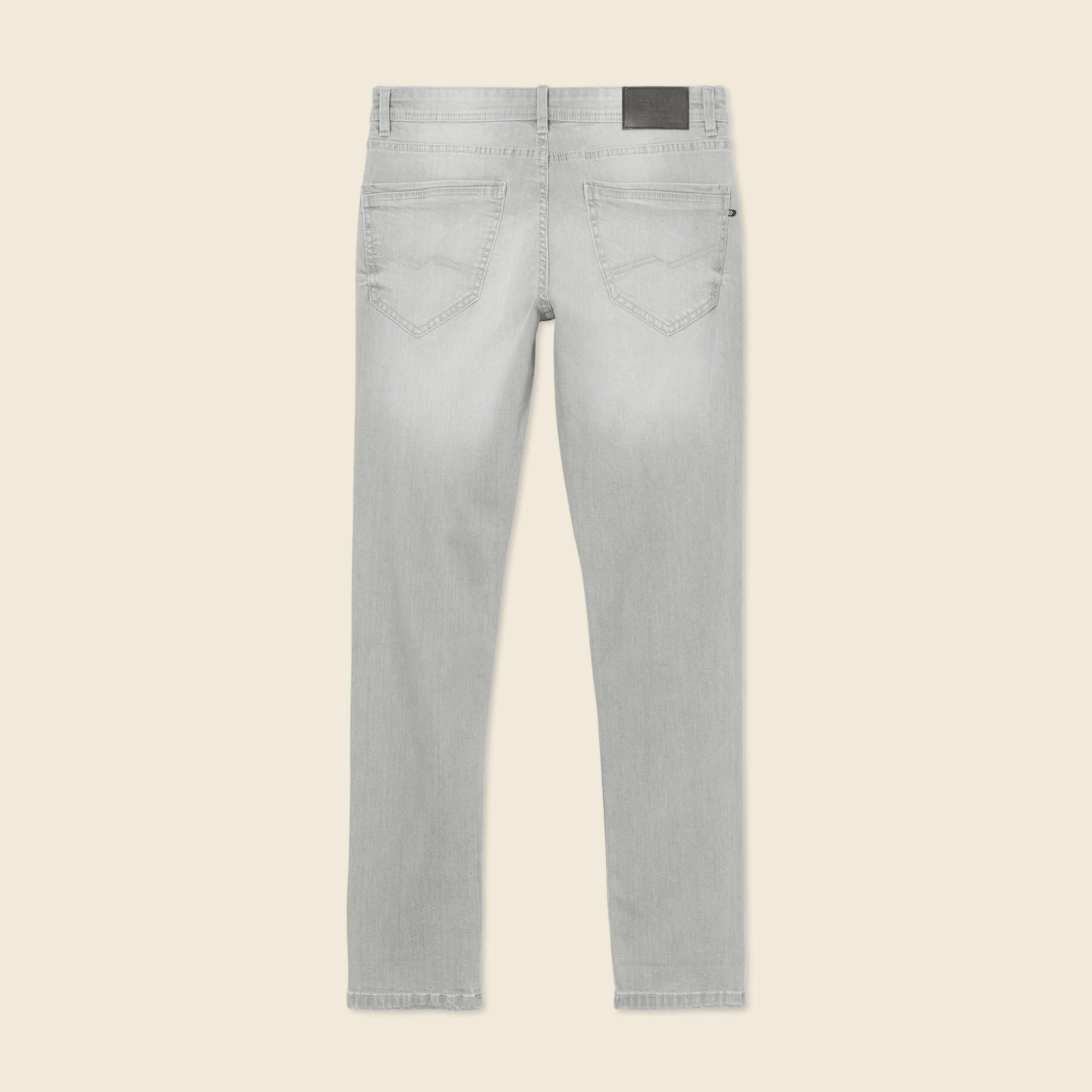 Jeans slim longueur 32 denim snow gris homme