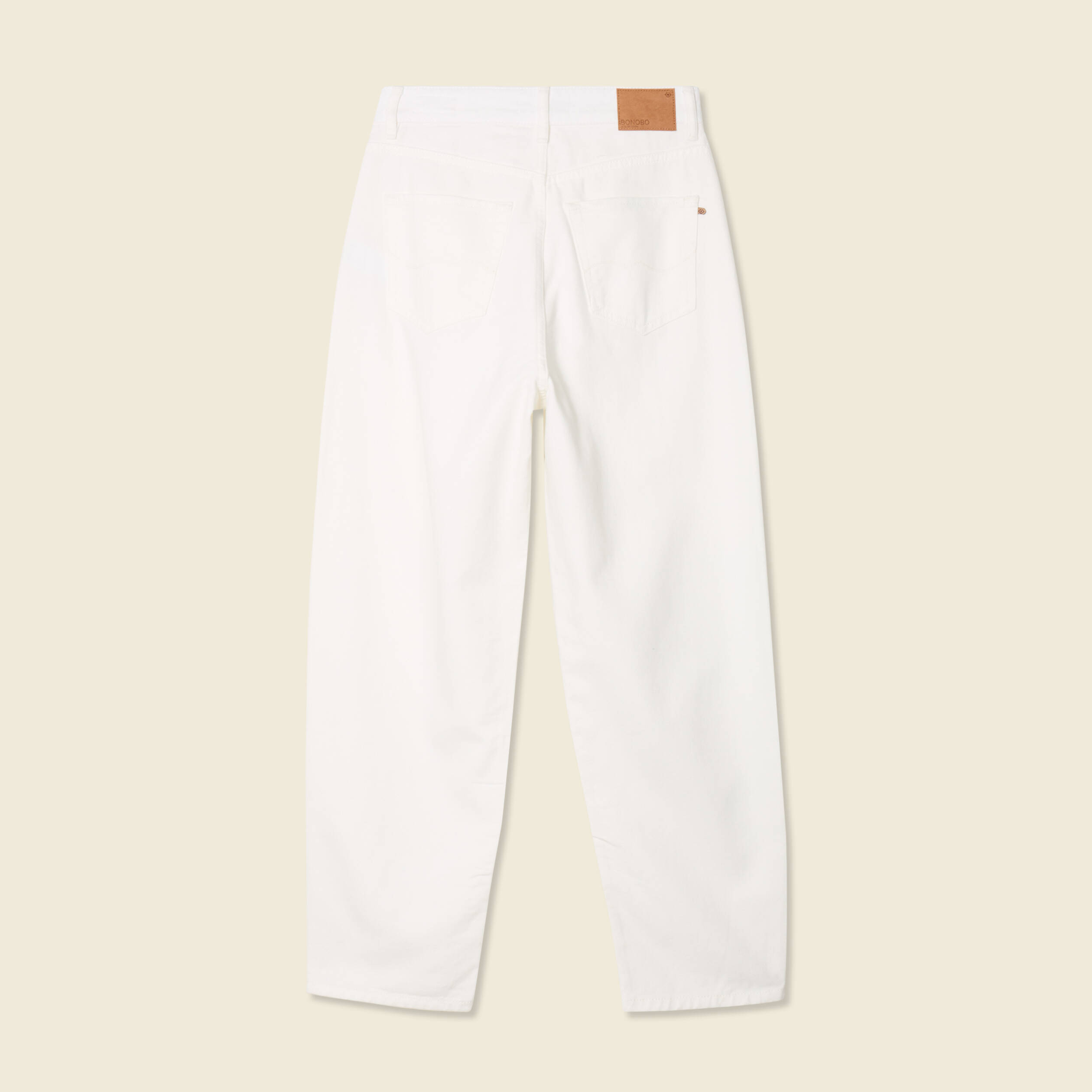 pantalon slouchy 78eme ecru femme Pantalon slouchy 7/8ème ecru femme