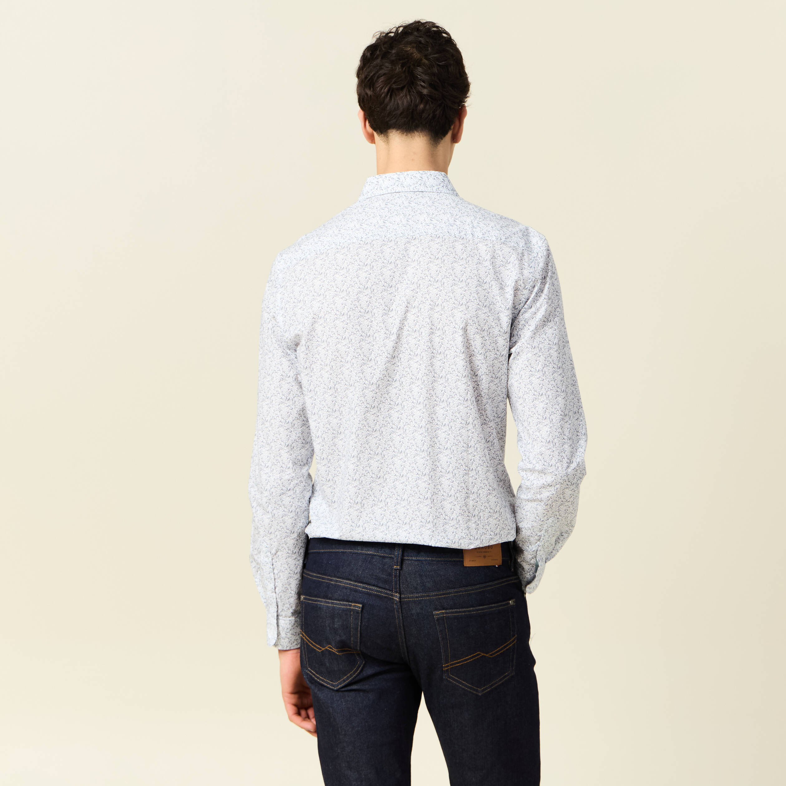 Chemise Bonobos Homme à Carreaux Bleu/gris – Manches Longues, Boutonnage Classique