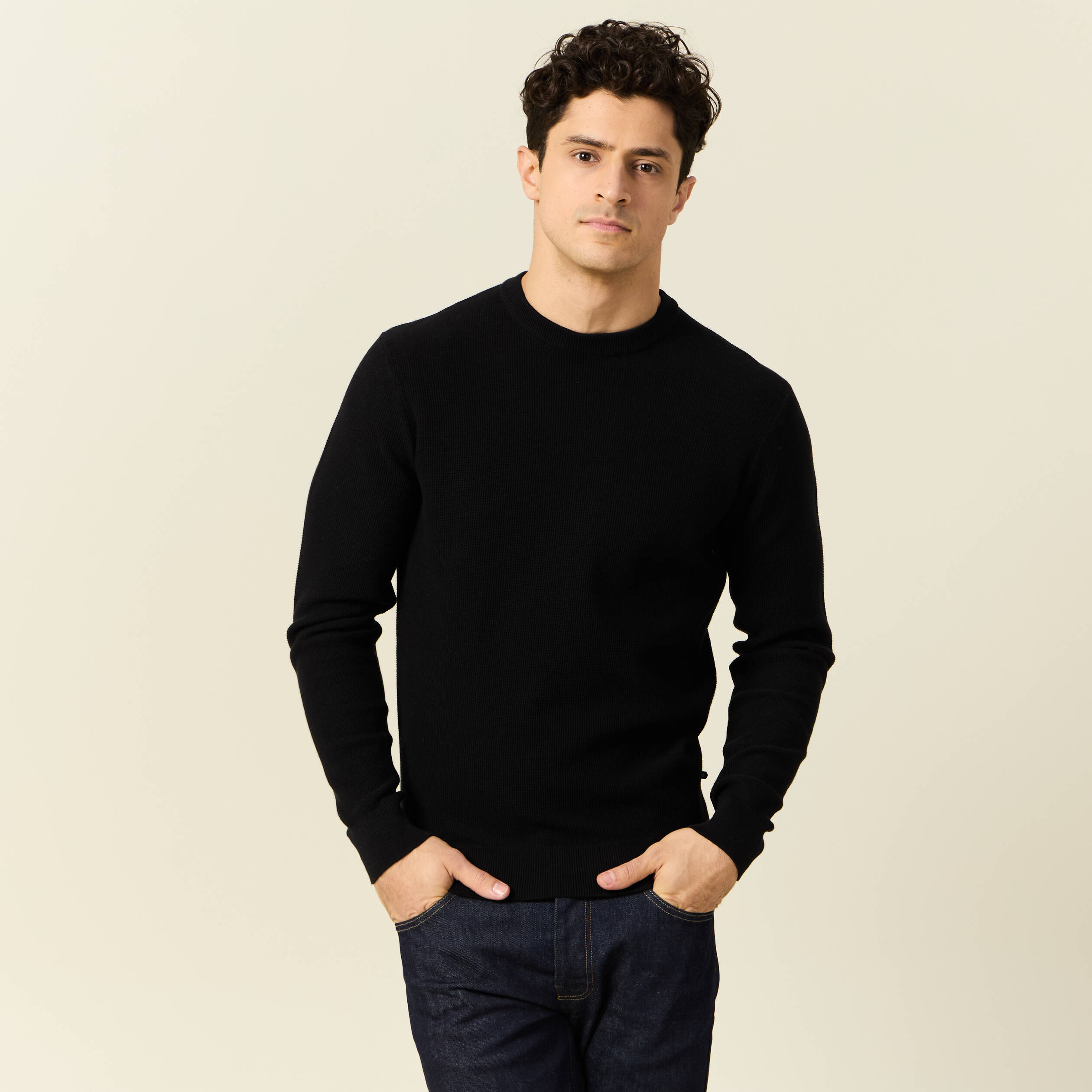 pull eco responsable noir homme Pull éco-responsable noir homme